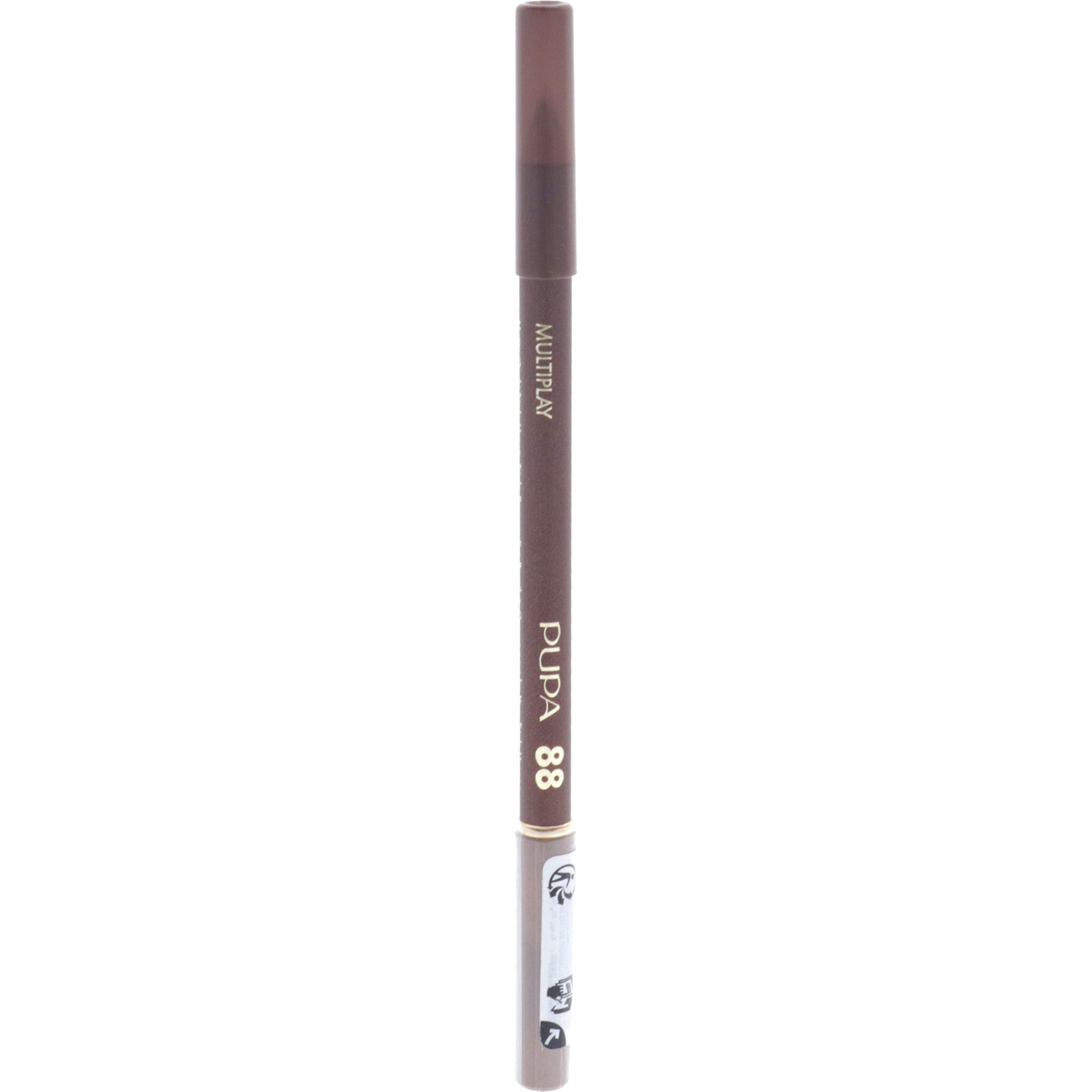 Multiplay Eye Pencil - 88 Dark Wood by Pupa Milano for Women - 0.04 oz Eyebrow Pencil