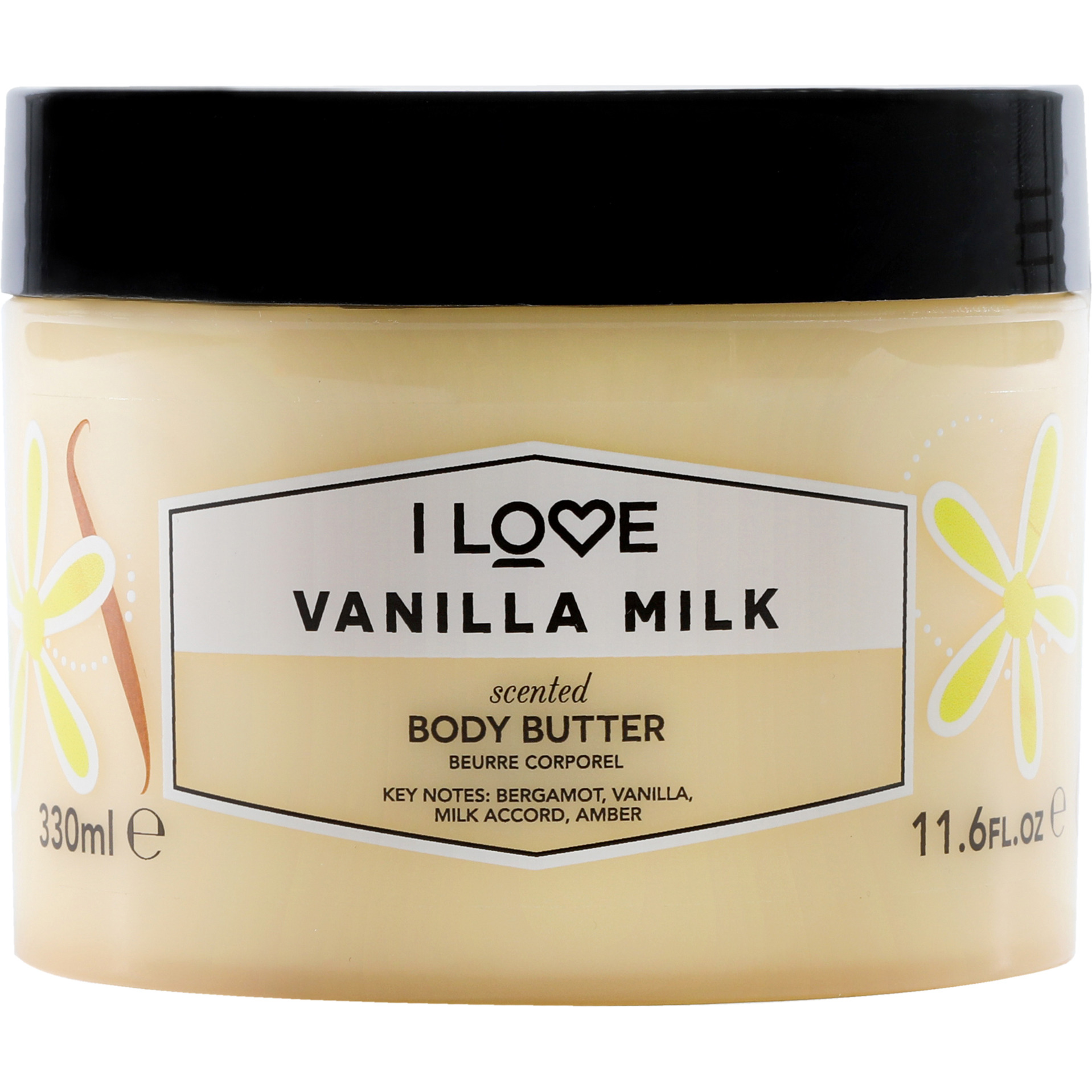 Scented Body Butter - Vanilla Milk by I Love Cosmetics for Women - 11.6 oz Body Butter