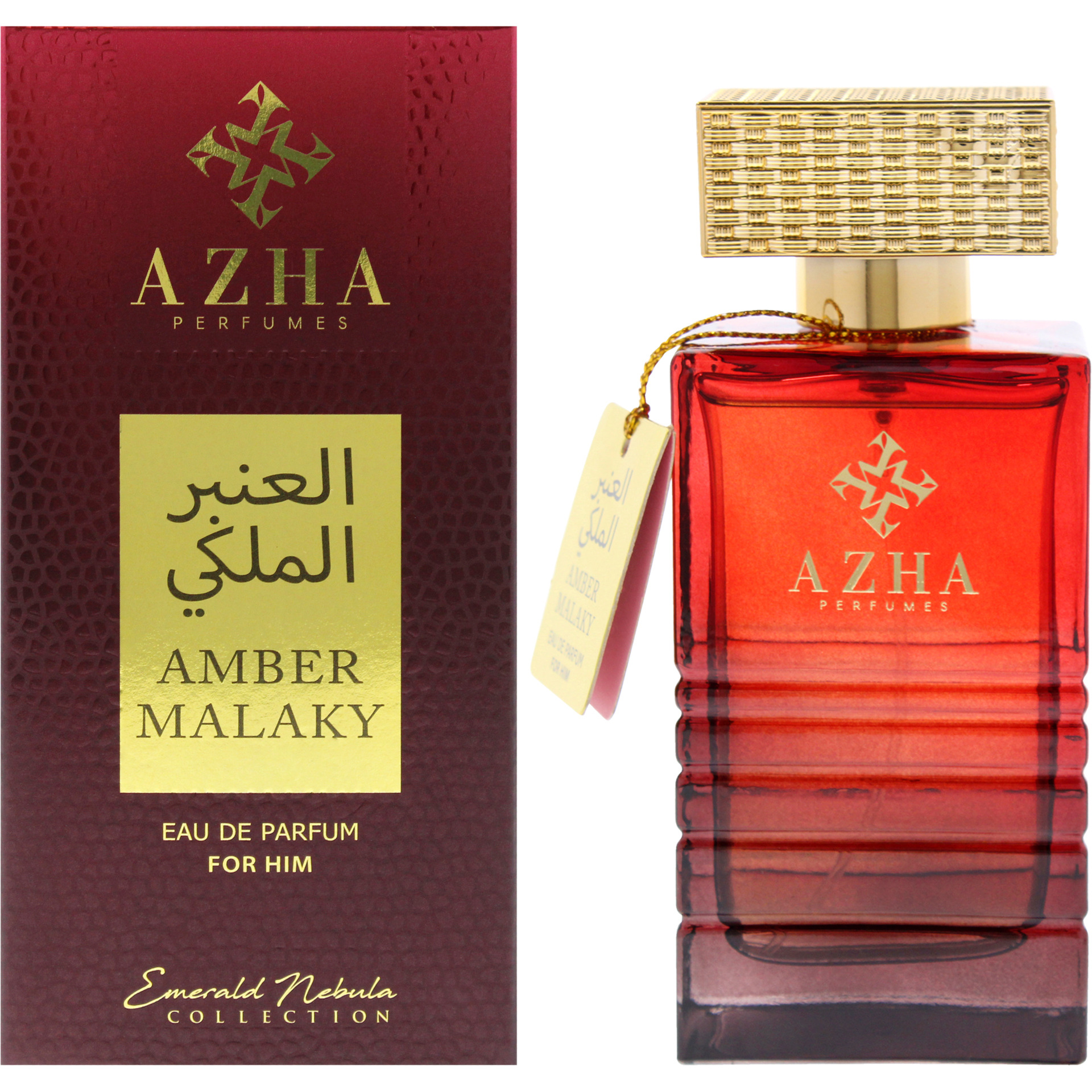 Amber Malaky by Azha for Men - 3.3 oz EDP Spray
