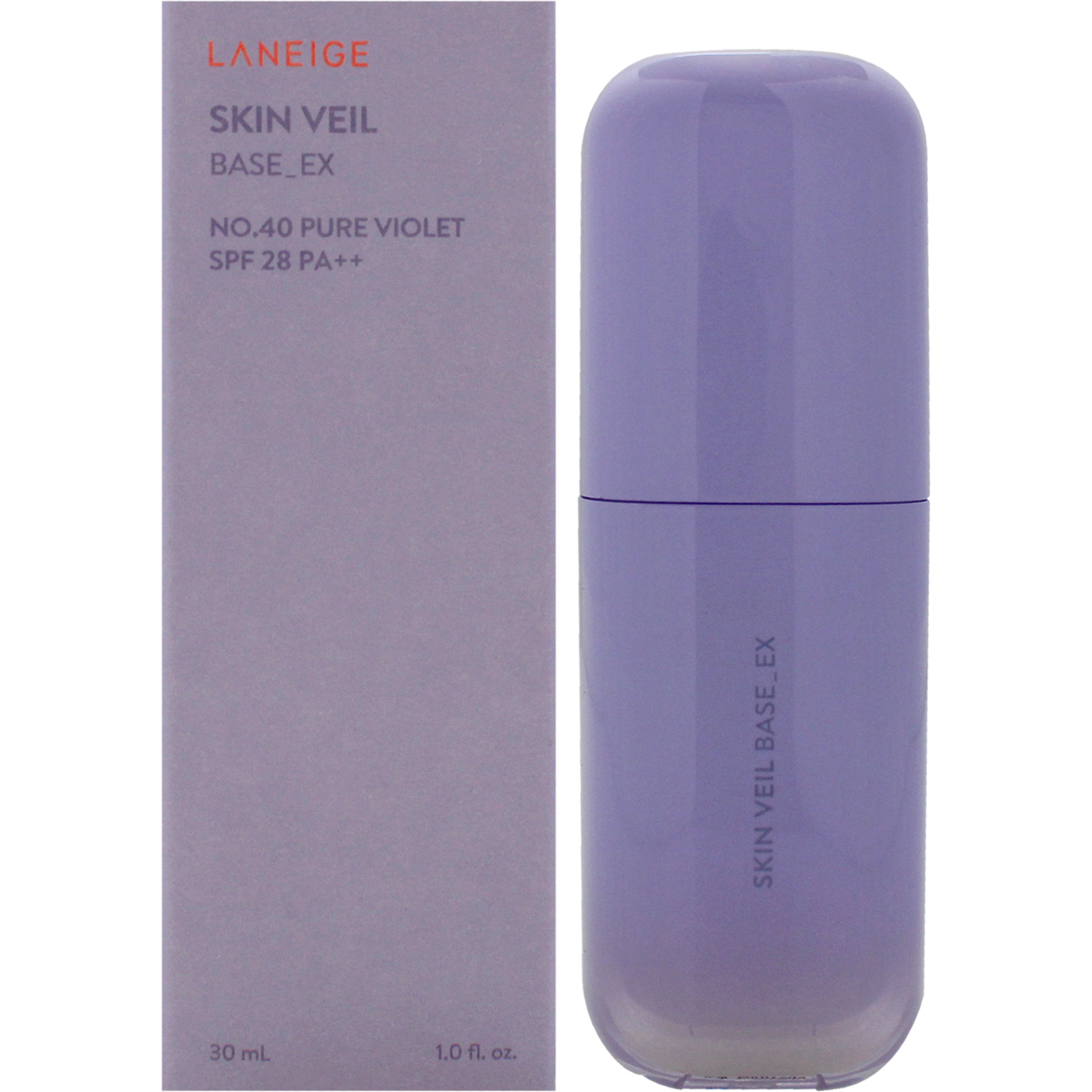 Skin Veil Base Ex No. 40 Pure Violet SPF 28 PA Plus by Laneige for Women - 1 oz Makeup