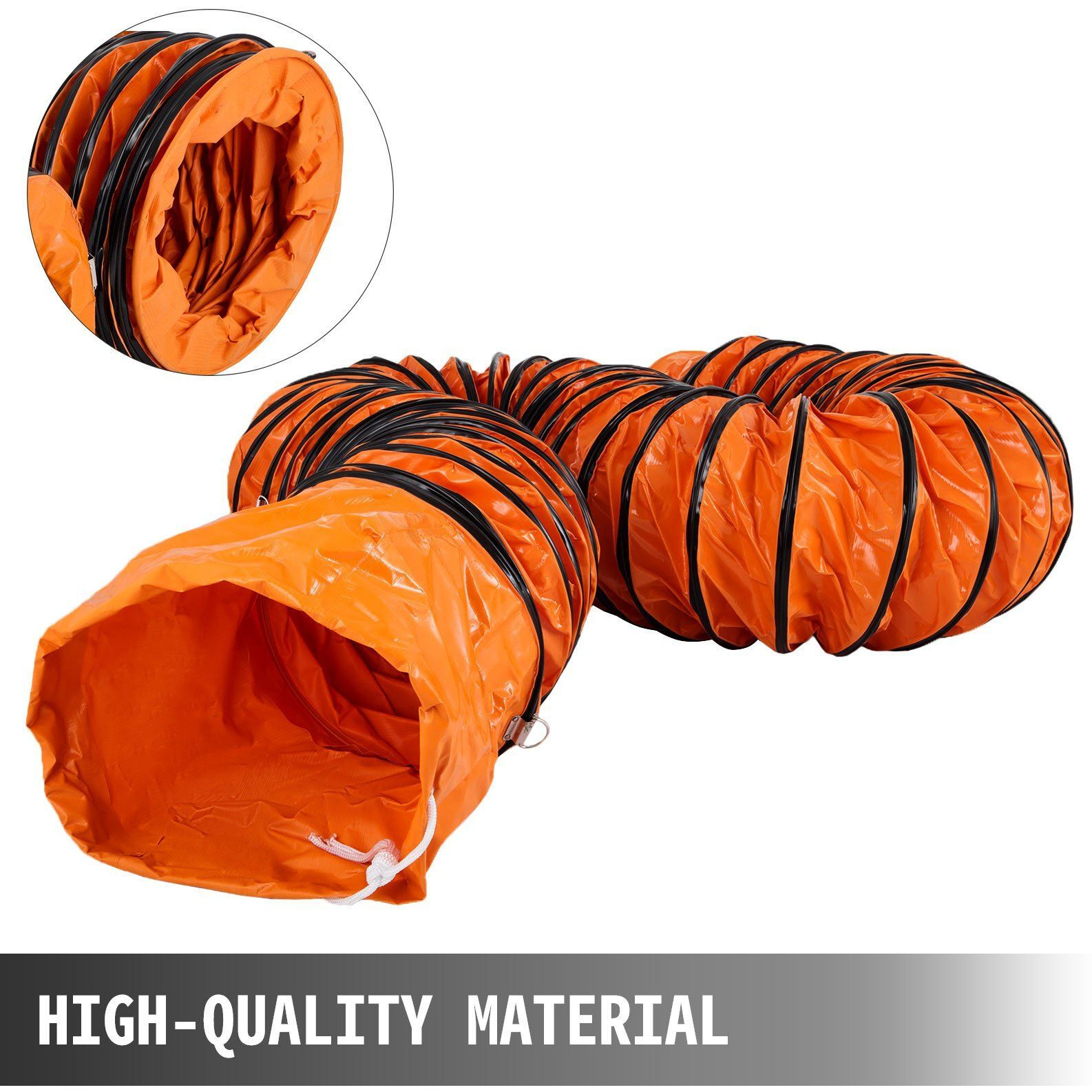 VEVOR 25ft Ducting Hose for 12 inch Ventilator Utility Blower Fan