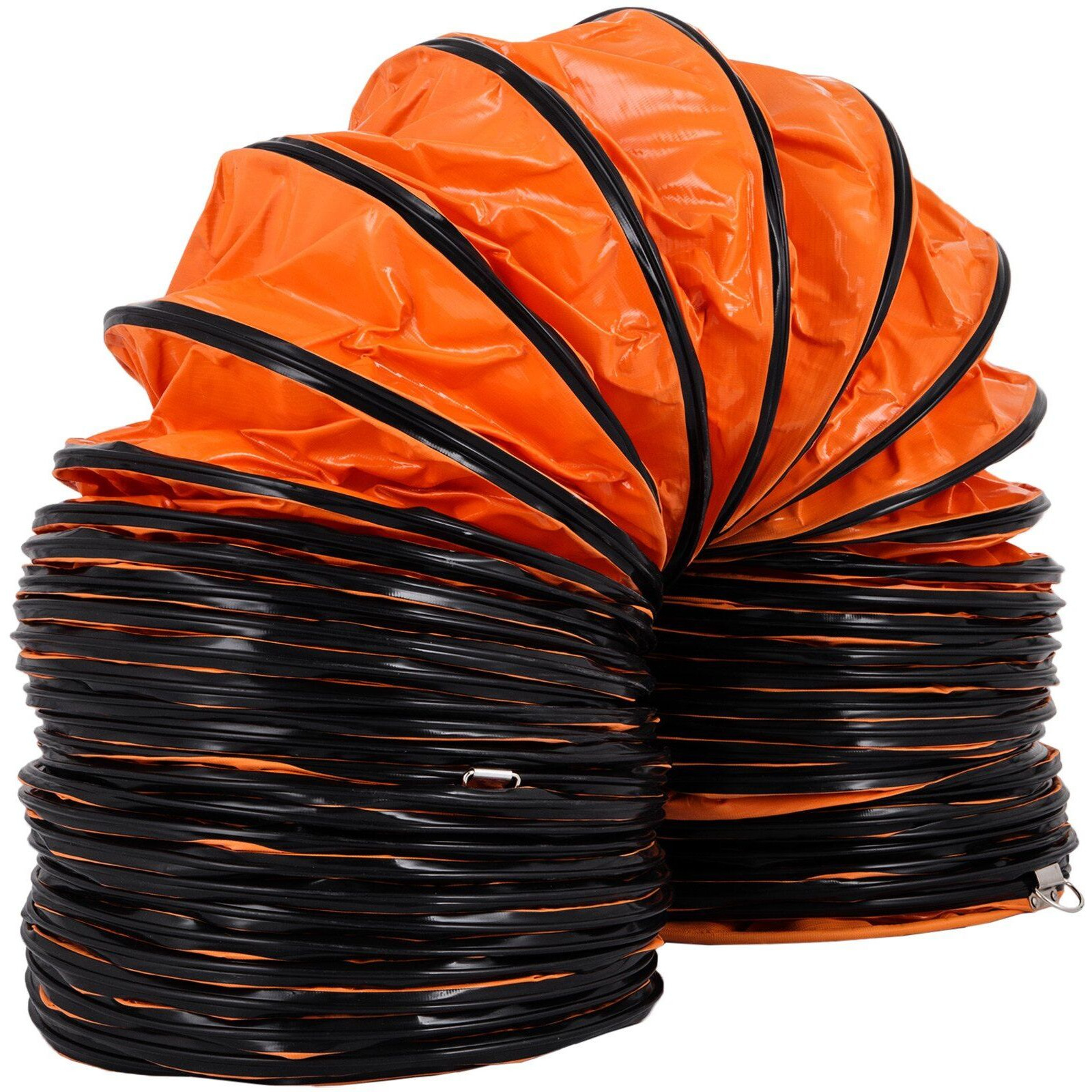 VEVOR 32ft Duct Hosing PVC Flexible Ducting Hose for 12inch Utility Blower Ventilation Fan Exhaust Fan