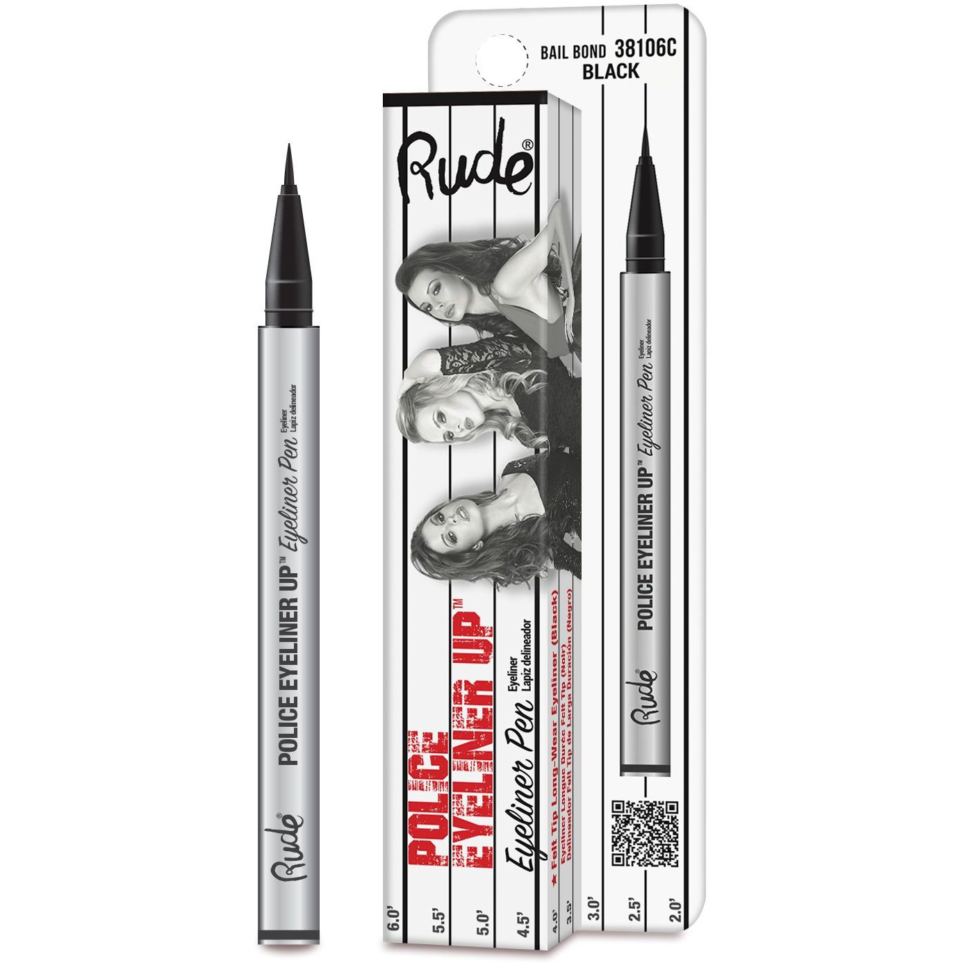 RUDE Police Eyeliner Up Eyeliner Pen