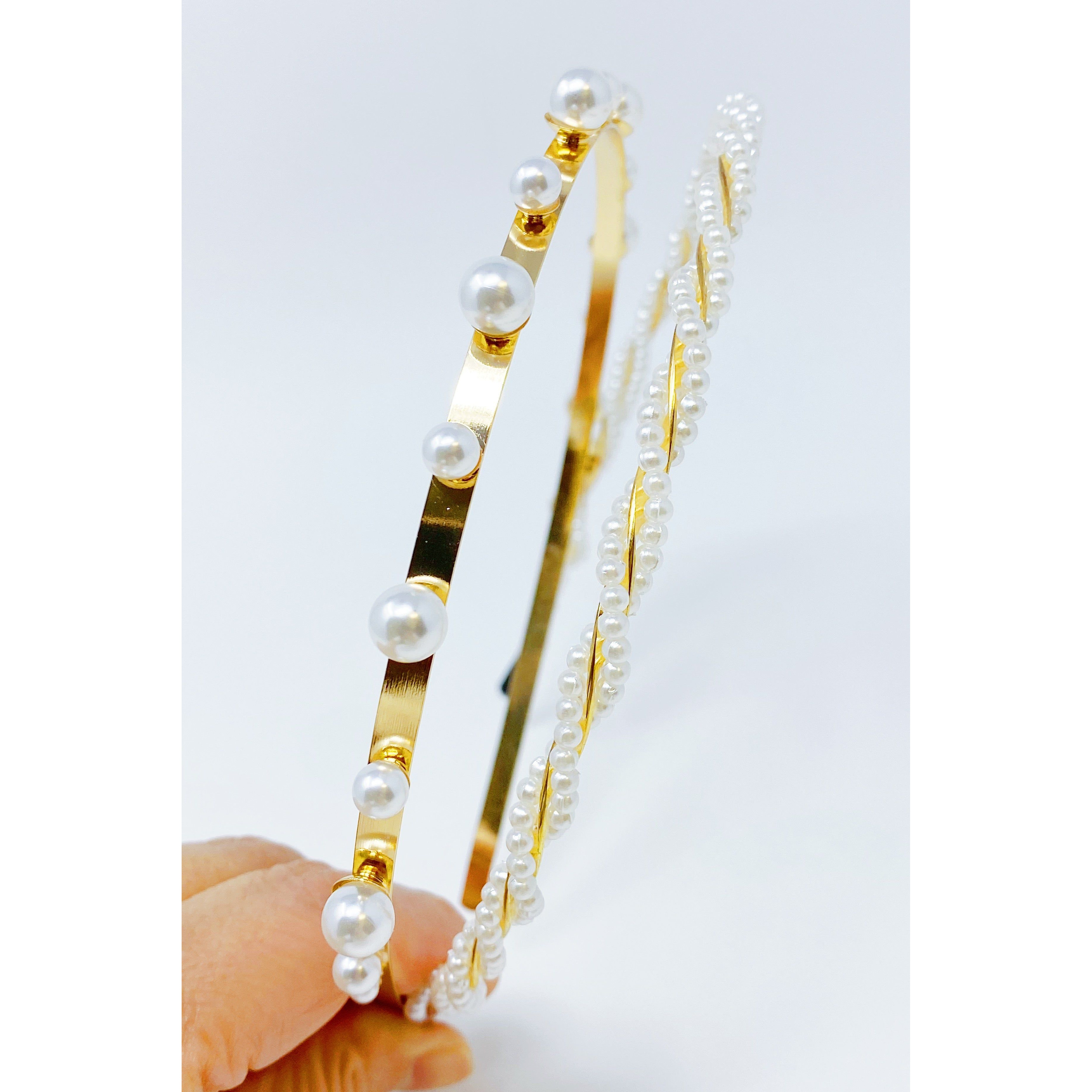 Precious Pearl Headband Set Of 2
