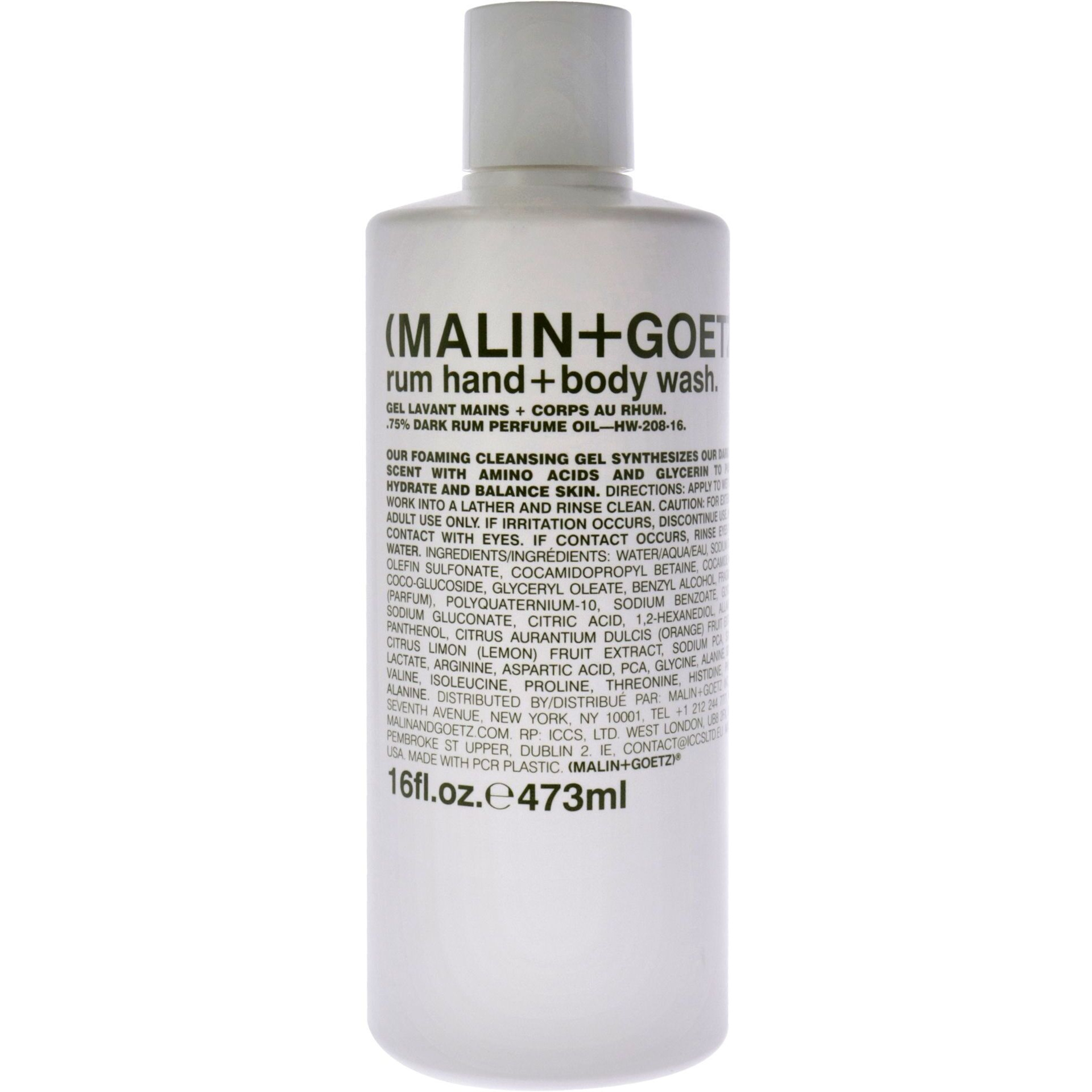 Rum Body Wash by Malin + Goetz for Unisex - 16 oz Body Wash