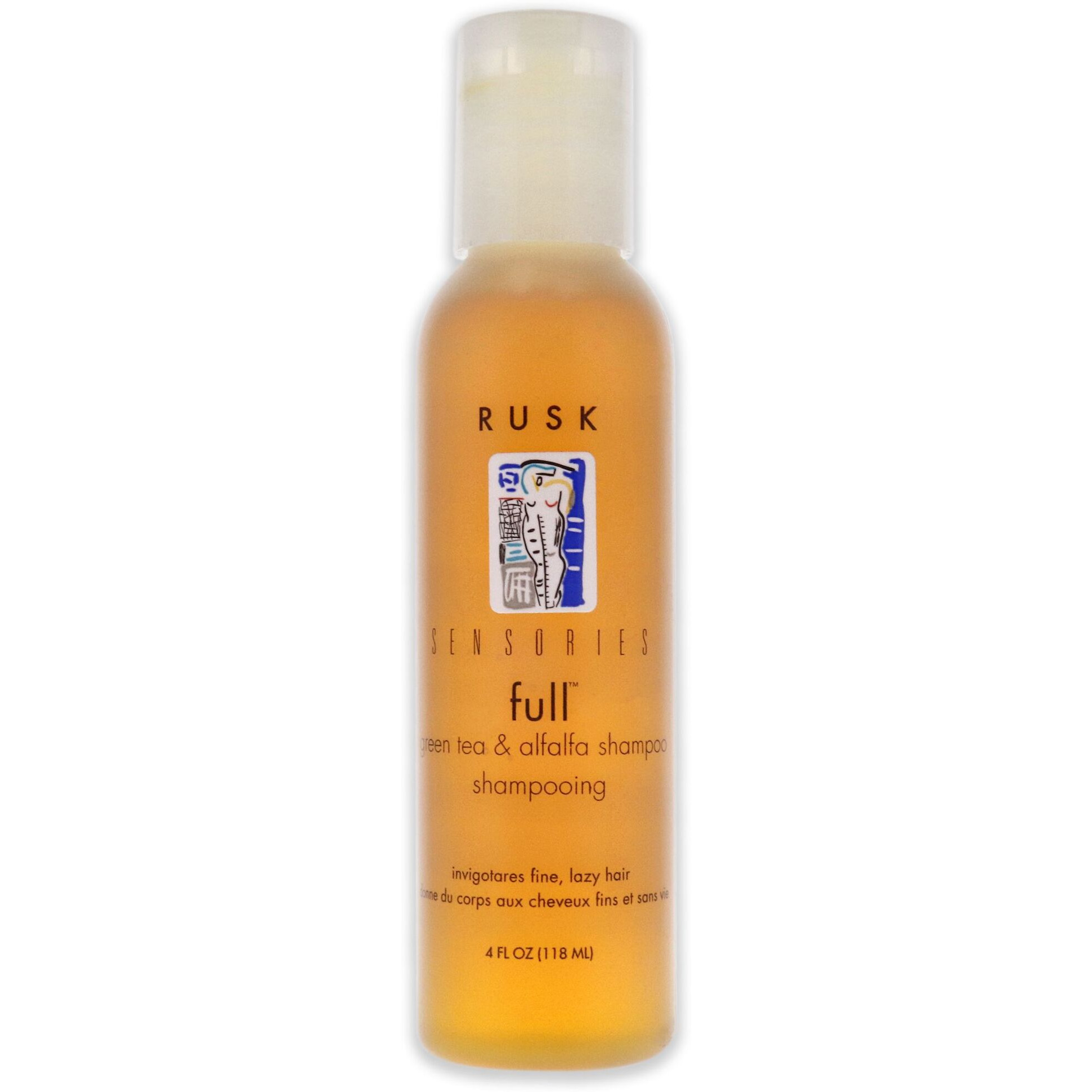 Sensories Full Green Tea Alfalfa Shampoo by Rusk for Unisex - 4 oz Shampoo