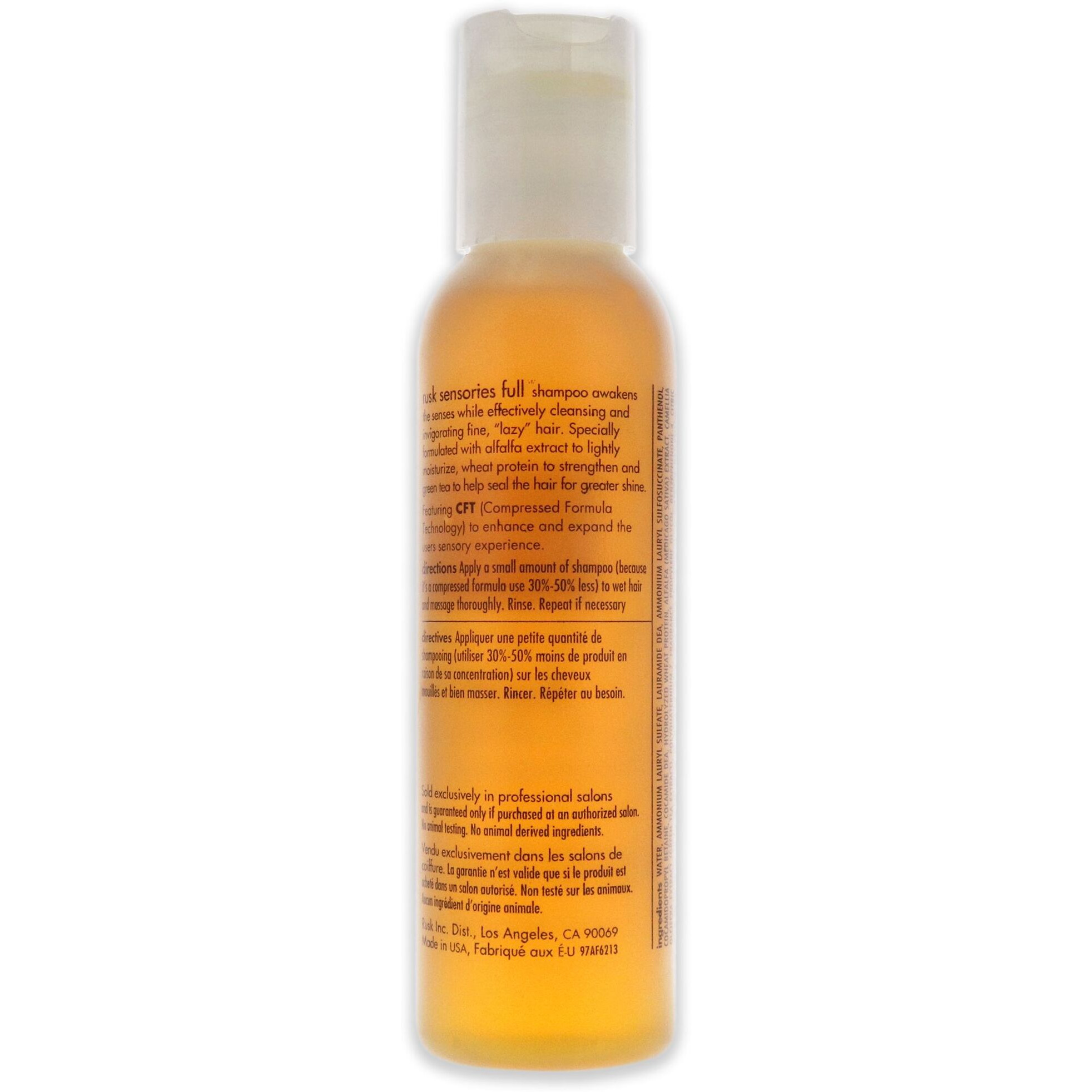 Sensories Full Green Tea Alfalfa Shampoo by Rusk for Unisex - 4 oz Shampoo