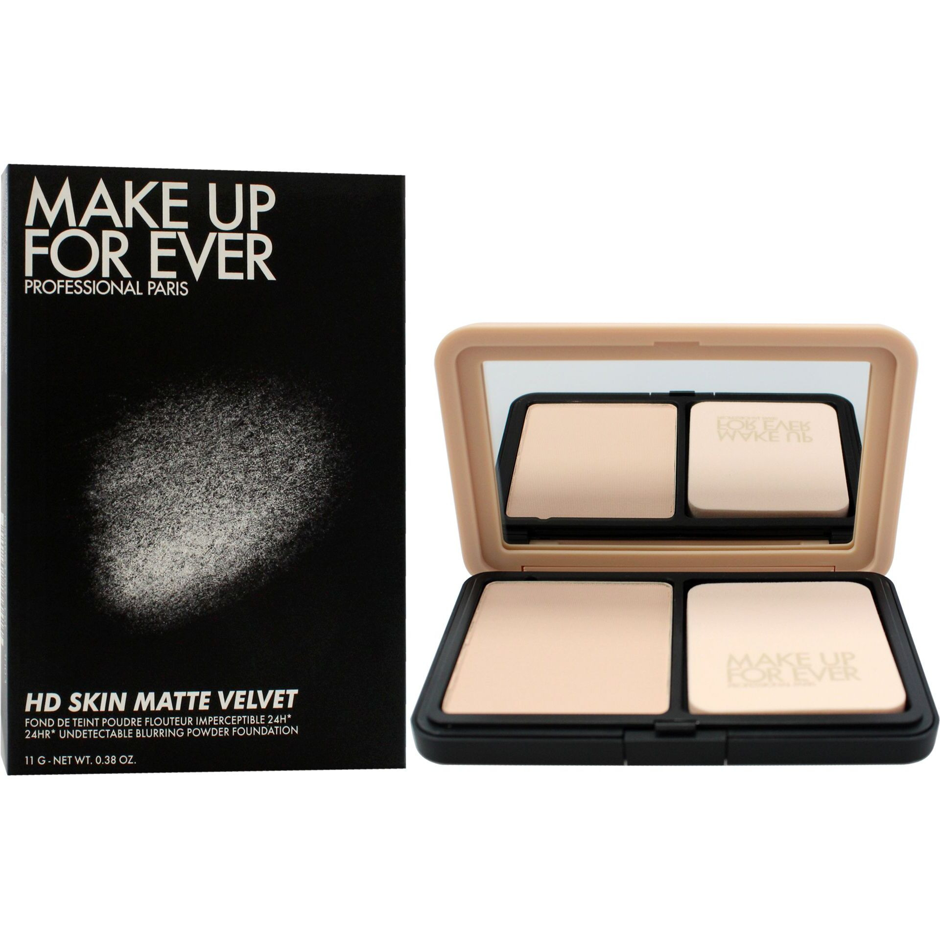 HD Skin Matte Velvet Powder Foundation - 1N00 Alabaster