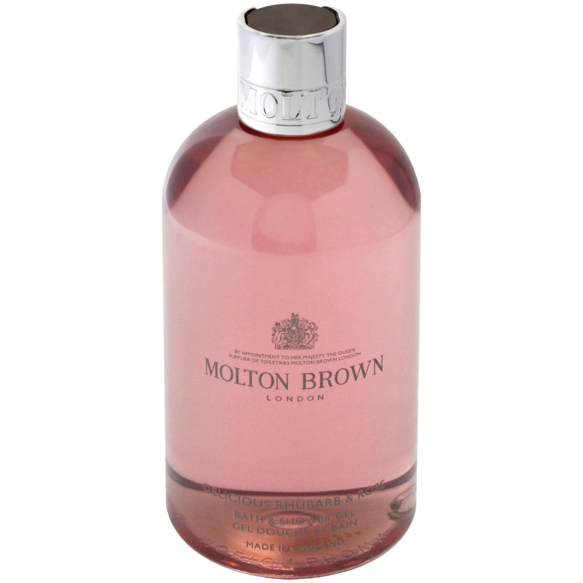 Delicious Rhubarba with Rose Bath and Shower Gel by Molton Brown for Women - 10 oz Bath and Shower Gel