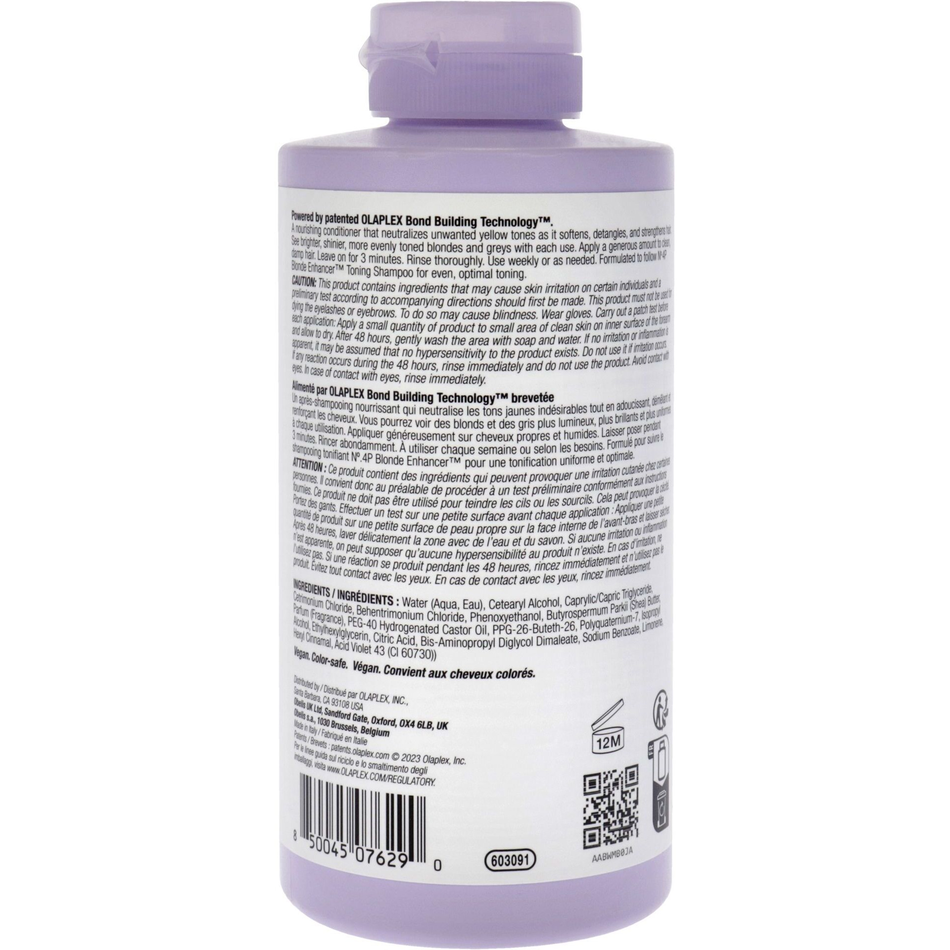 No 5P Blonde Enhacer Toning Conditioner by Olaplex for Unisex - 8.5 oz Conditioner