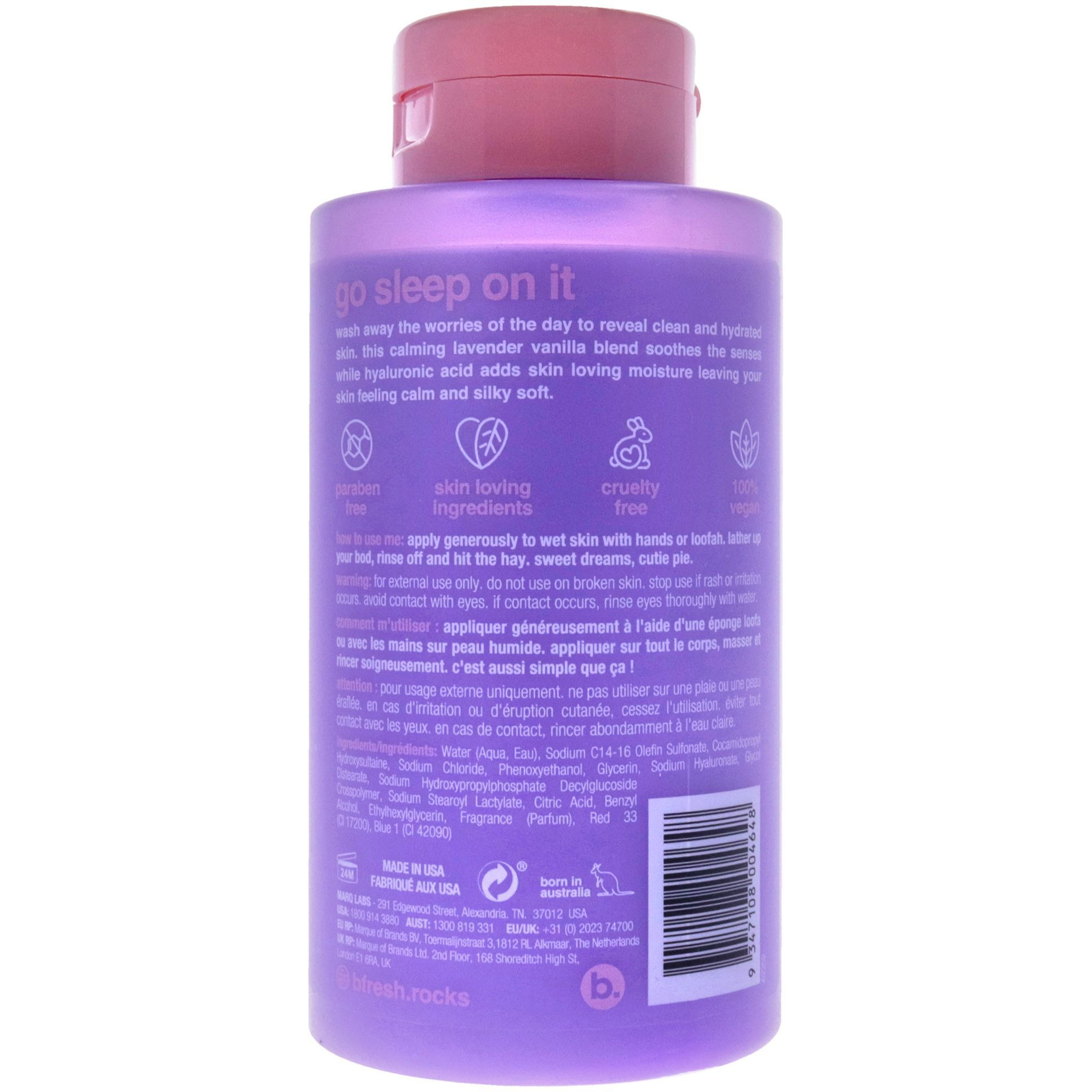 Sleep On It Calming Body Wash by B.Fresh for Unisex - 16 oz Body Wash
