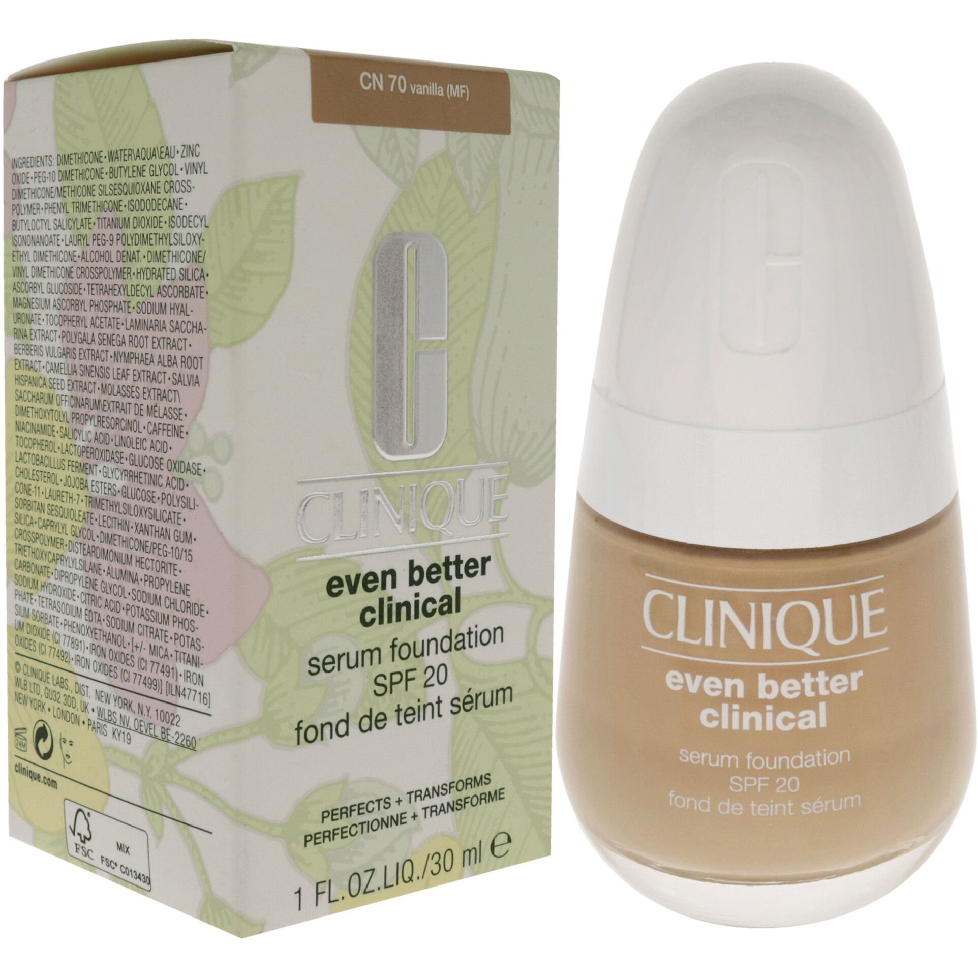 Even Better Clinical Serum Foundation SPF 20 - CN 70 Vanilla by Clinique for Women - 1 oz Foundation