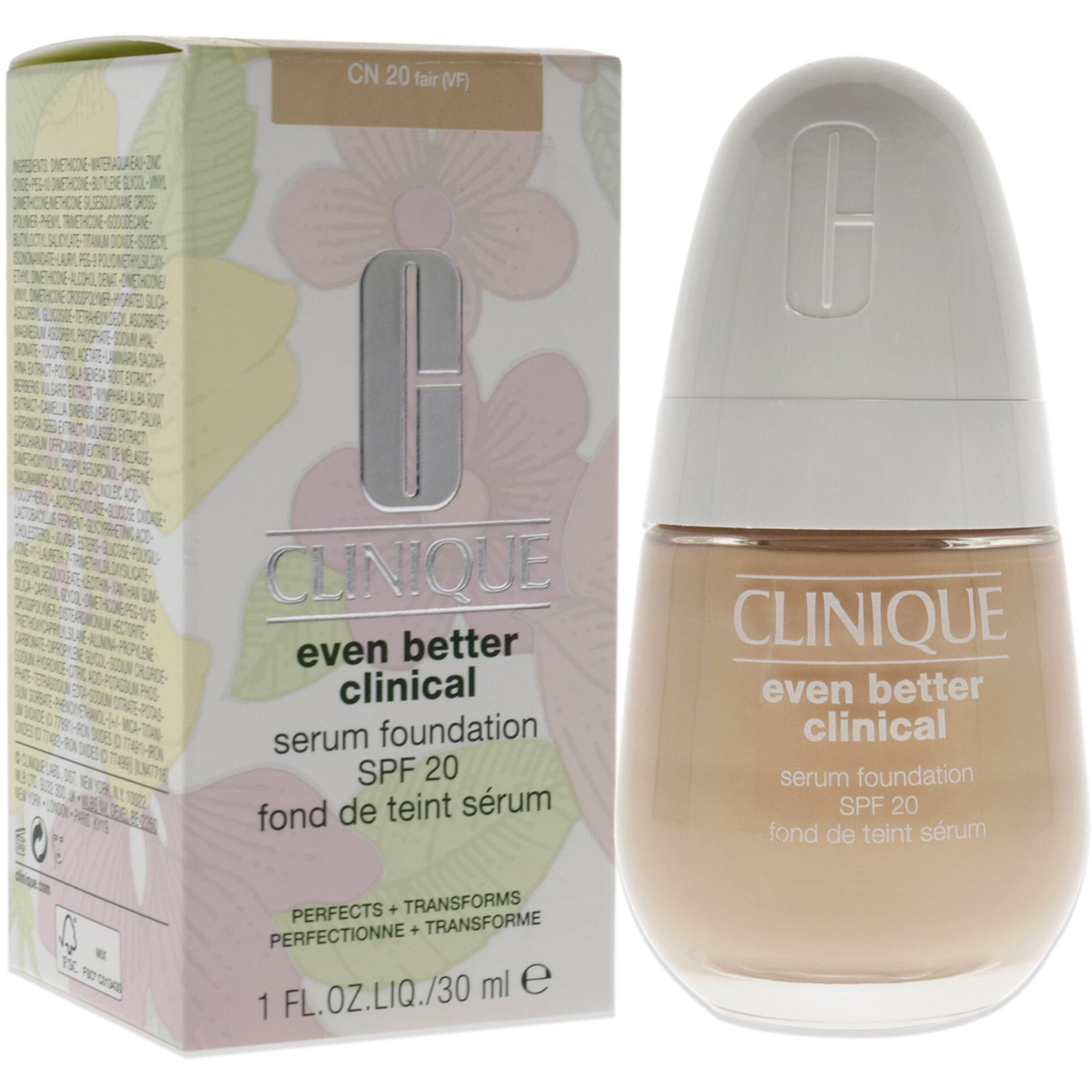 Even Better Clinical Serum Foundation SPF 20 - CN 20 Fair by Clinique for Women - 1 oz Foundation