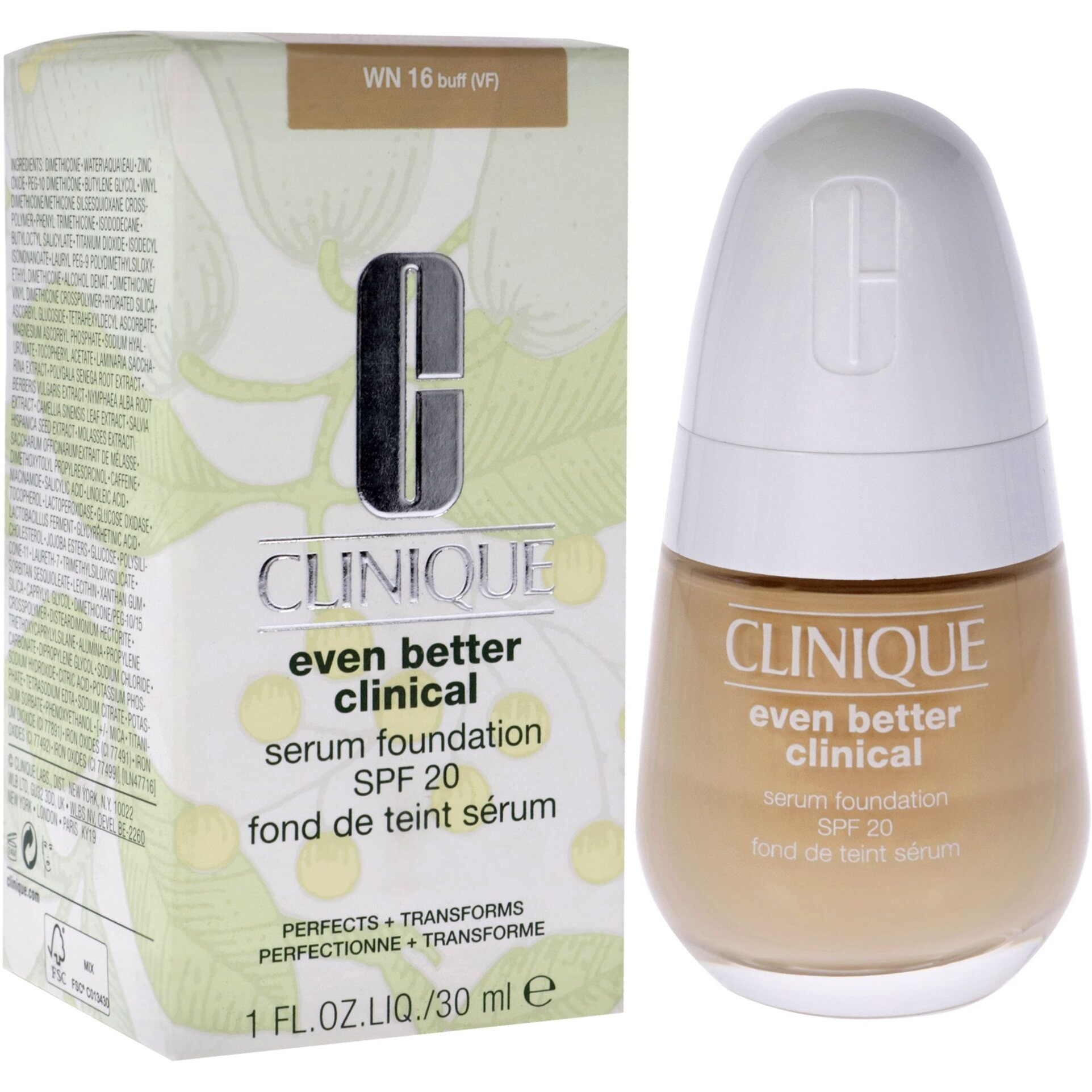 Even Better Clinical Serum Foundation SPF 20 - WN 16 Buff by Clinique for Women - 1 oz Foundation