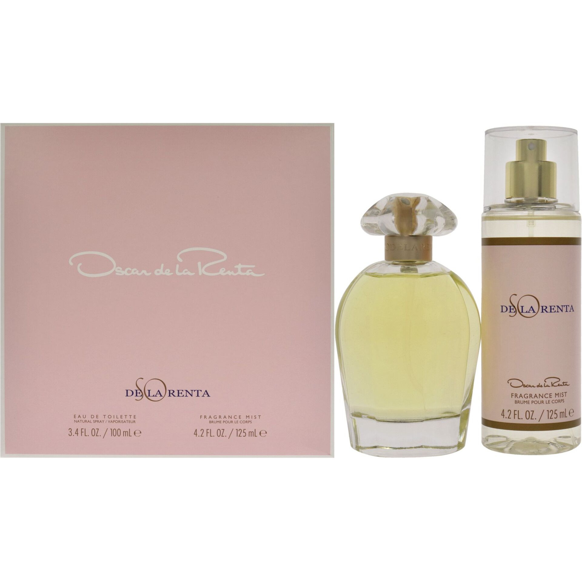 So de la Renta by Oscar De La Renta for Women - 2 Pc Gift Set 3.4oz EDT Spray, 4.2oz Fragrance Mist