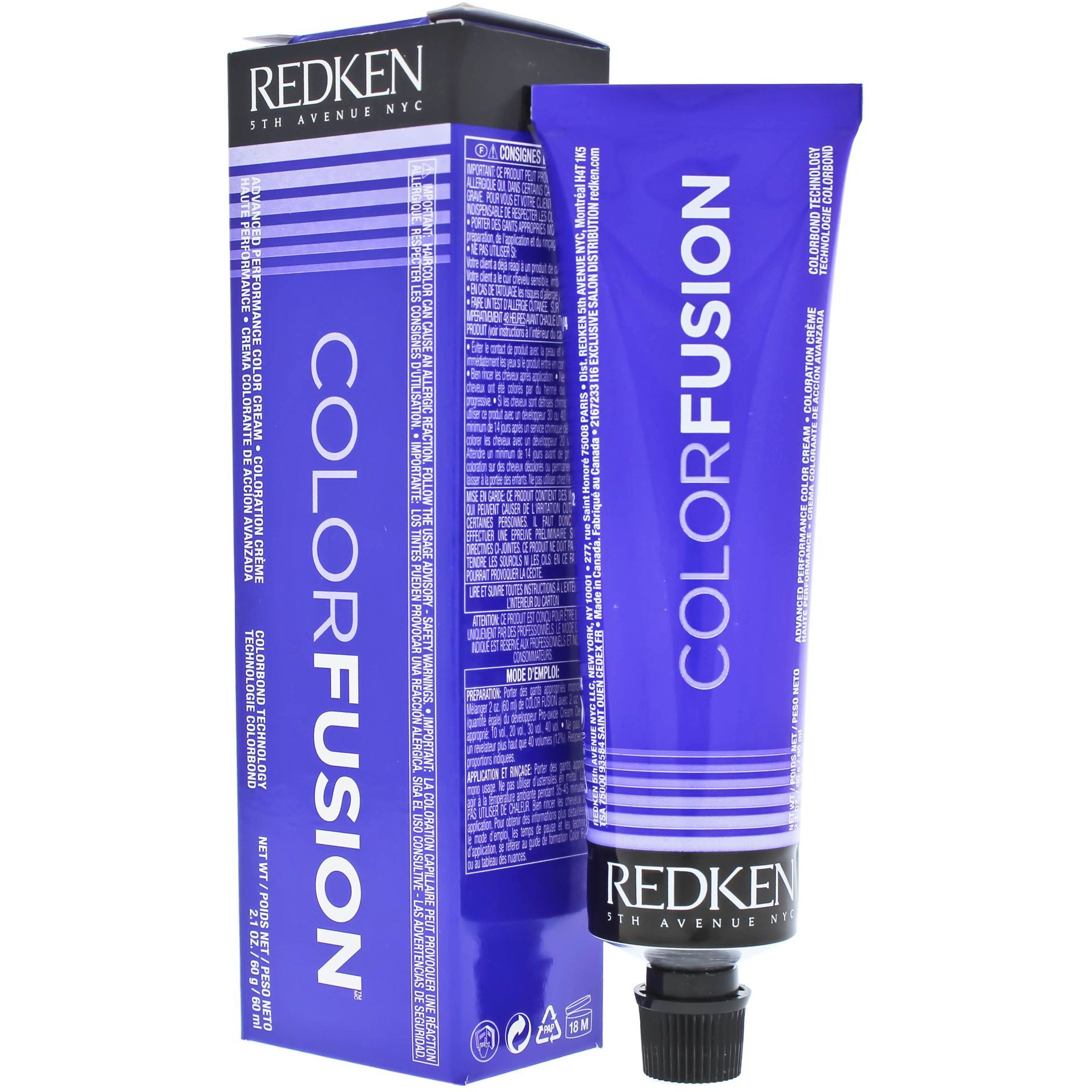 Color Fusion Color Cream Cool Fashion - 4Bv Brown-Violet by Redken for Unisex - 2.1 oz Hair Color