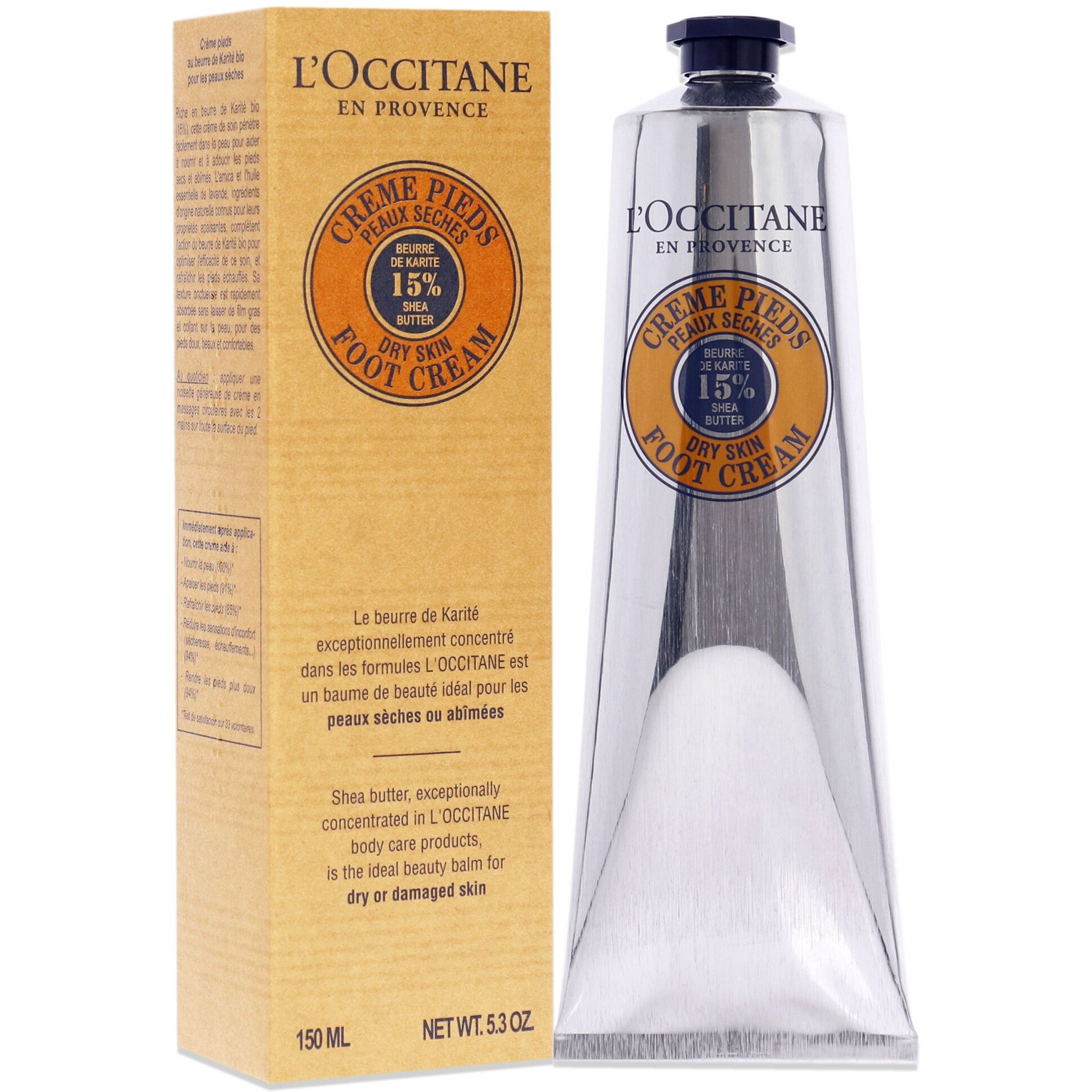 Shea Butter Foot Cream - Dry Skin by LOccitane for Unisex - 5.2 oz Cream