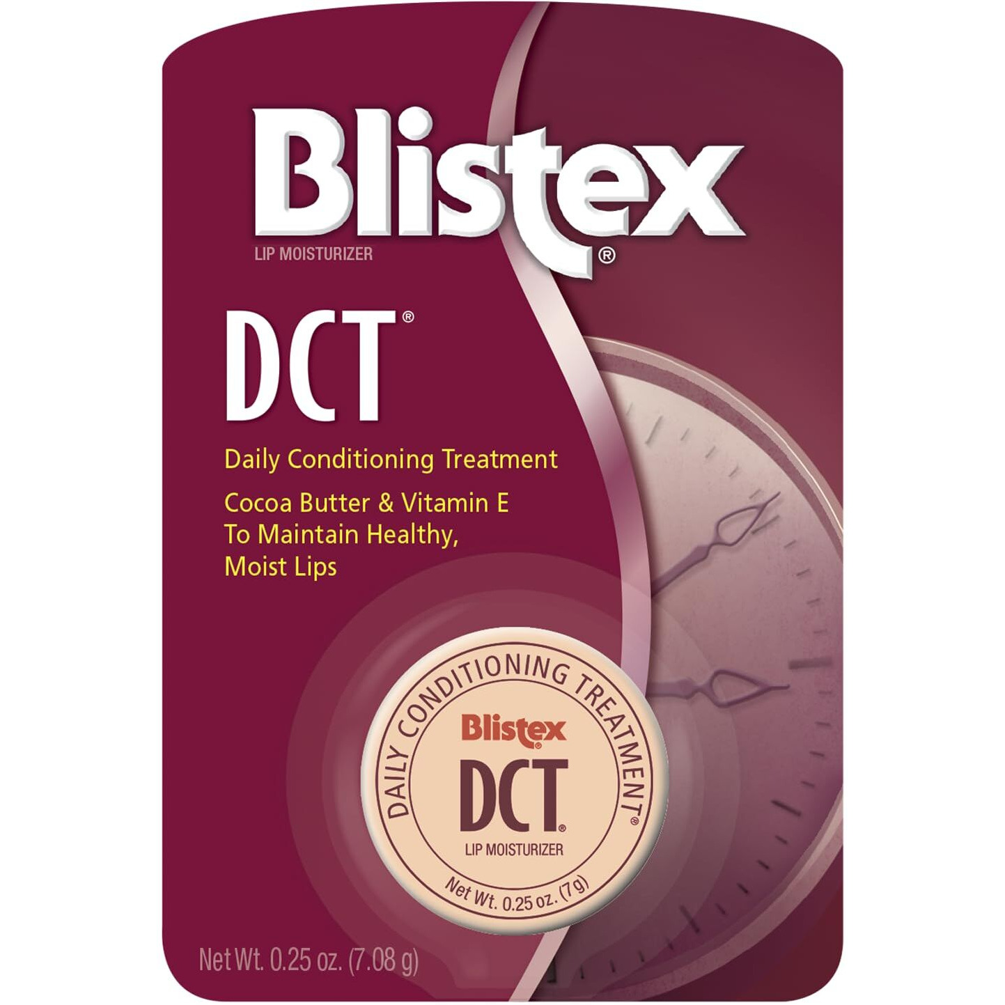 Blistex DCT Daily Conditioning Treatment, 0.25 Ounce (Pack of 12) - Lip Moisturizer with Vitamin E, Soften & Smooth Lips Surface, Daily Lip Care Product, Works in All Climates