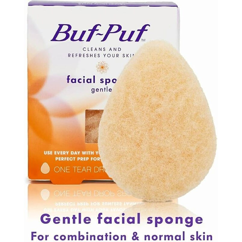 Buf-Puf Reusable Facial Sponge, Gentle, Re-Usable
