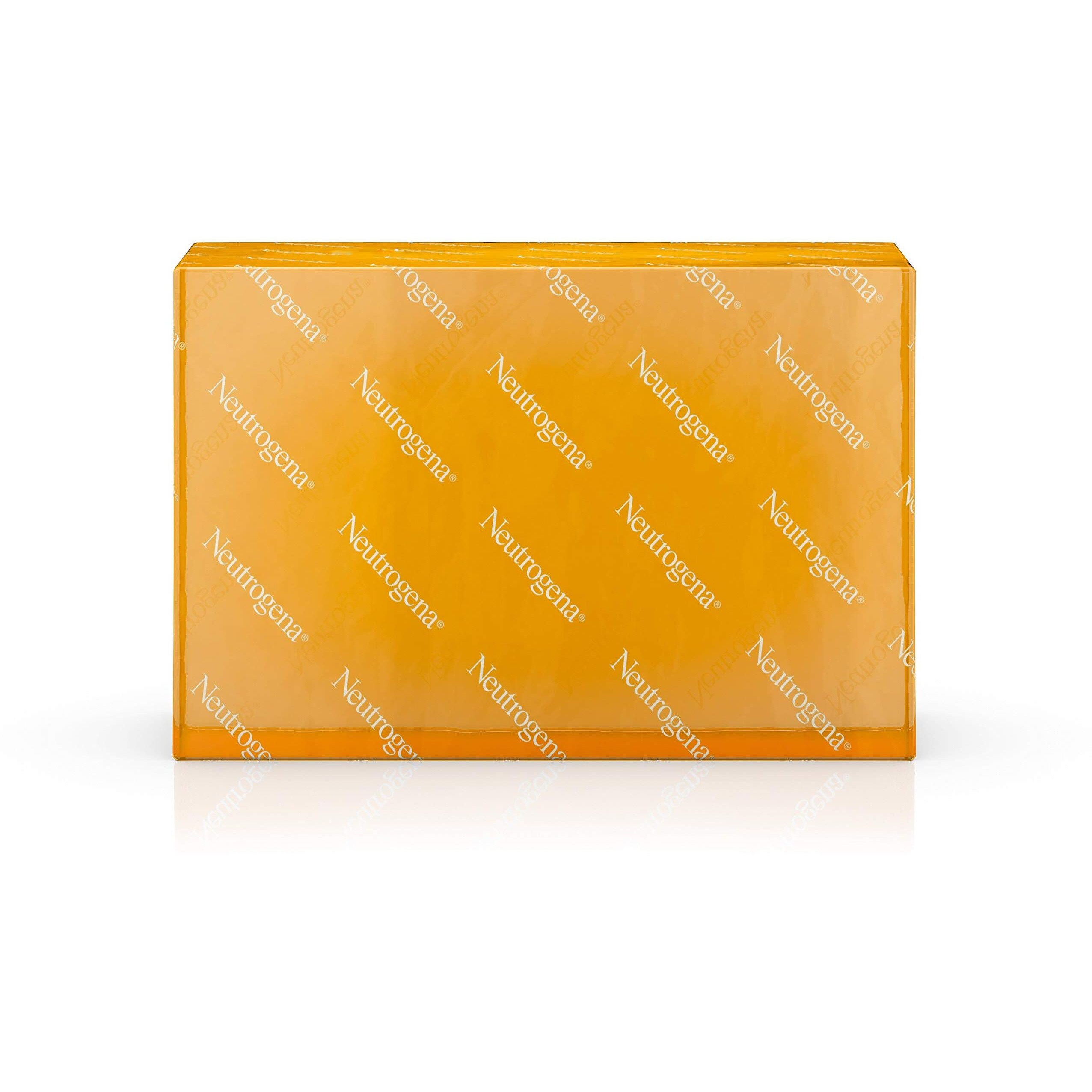 Neutrogena Original Fragrance-Free Facial Cleansing Bar with Glycerin, Pure & Transparent Gentle Face Wash Bar Soap, Free of Harsh Detergents, Dyes & Hardeners, 3.5 oz