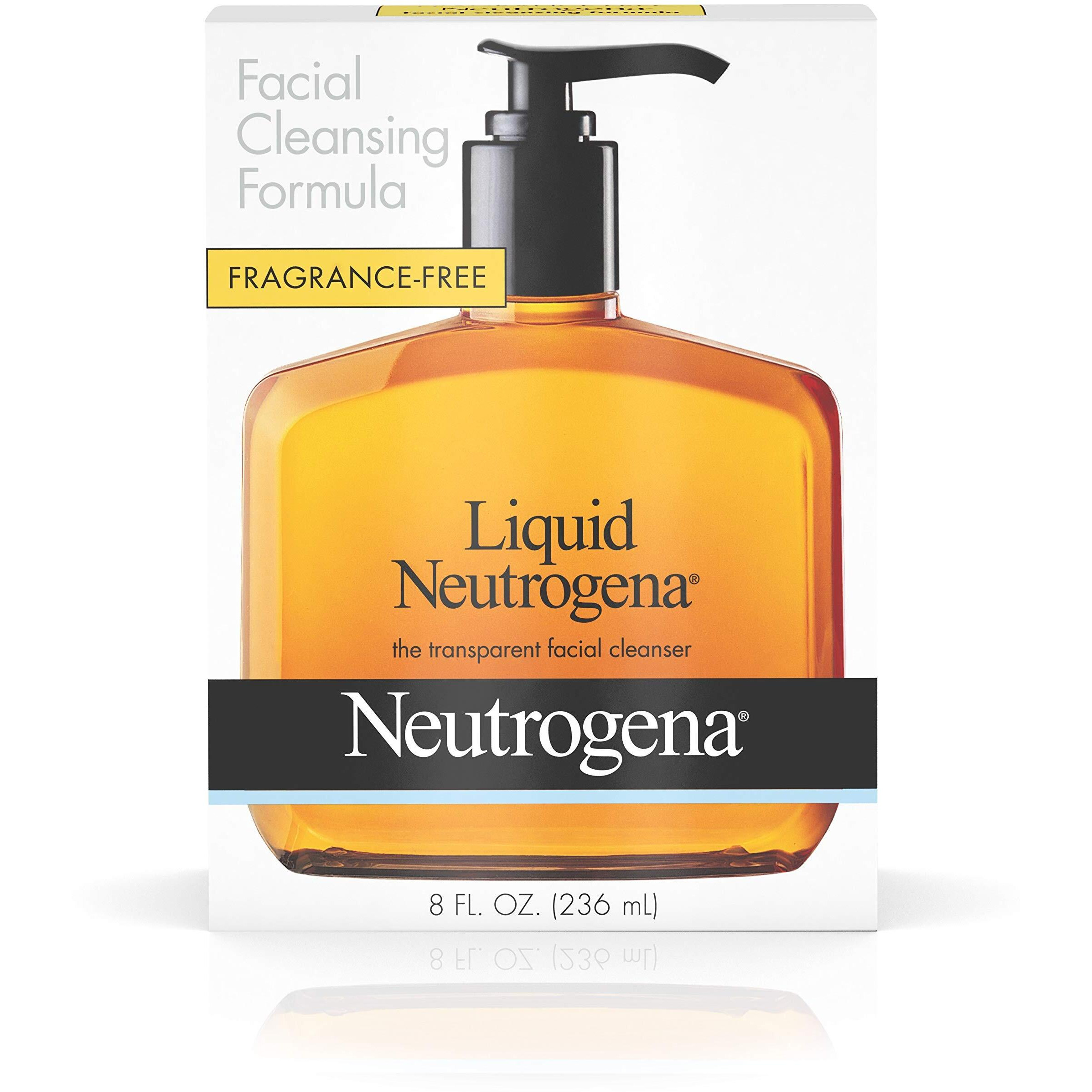 Neutrogena Liquid Neutrogena, Facial Cleansing Formula, Fragrance Free, 8 Ounces