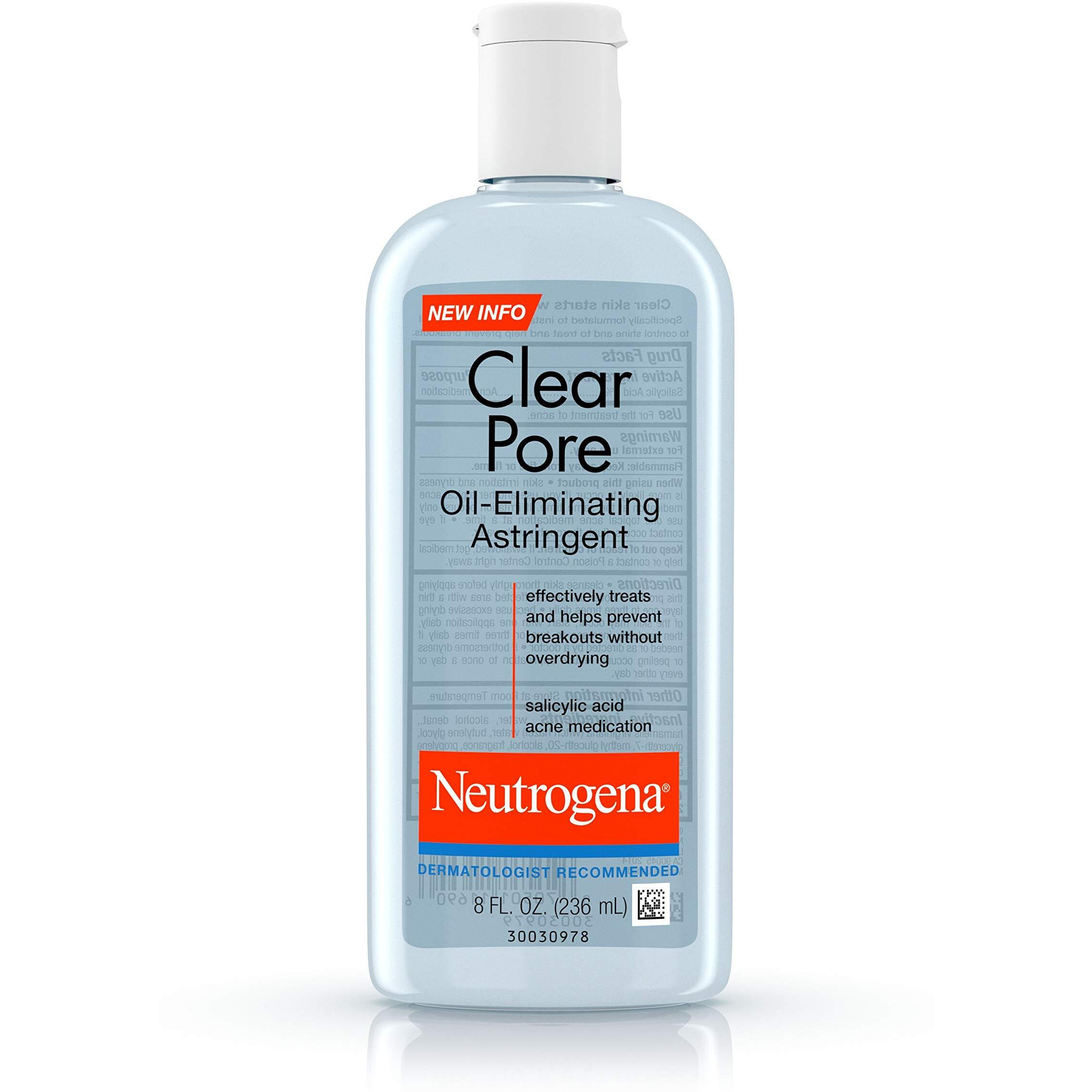 Neutrogena Clear Pore Oil Eliminating Astringent, 8 Fl Oz
