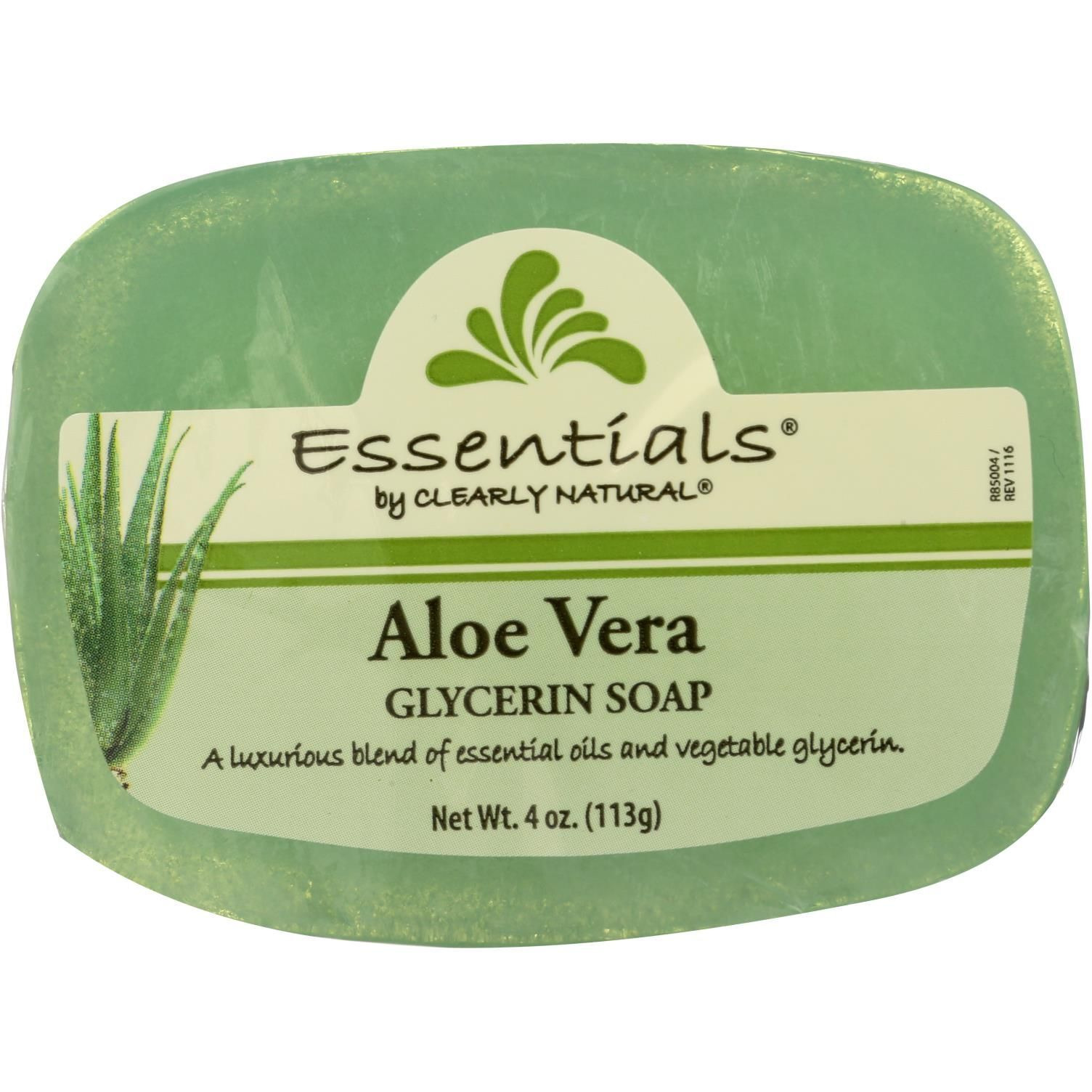 Clearly Natural Essentials Aloe Vera Pure and natural glycerine soap 4 oz
