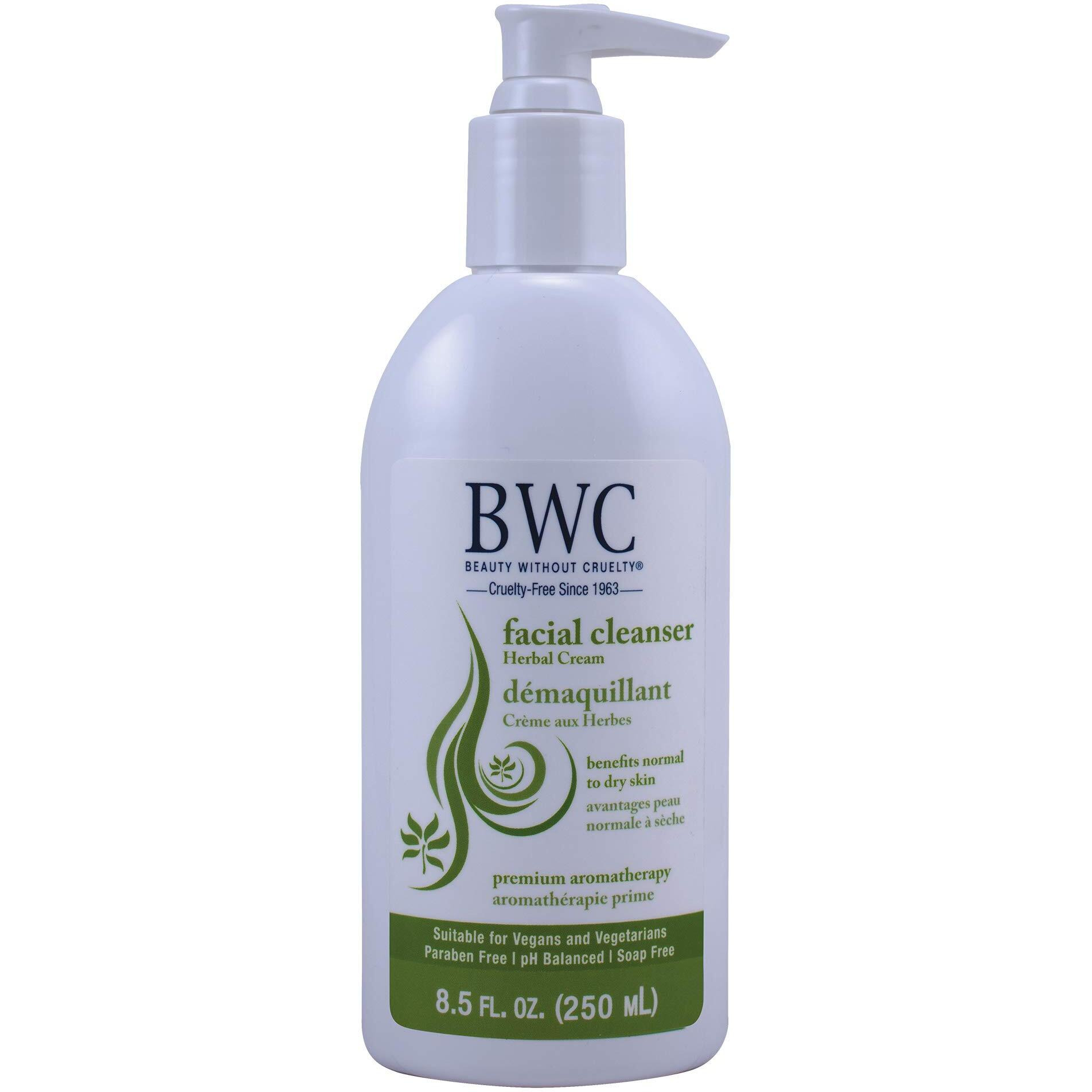 Beauty Without Cruelty Herbal Cream Facial Cleanser, 8.5 Ounces