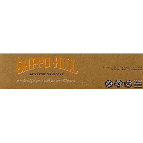 Sappo Hill Soapworks Natural Glycerine Soap, 3.5 Ounce, 12 Count
