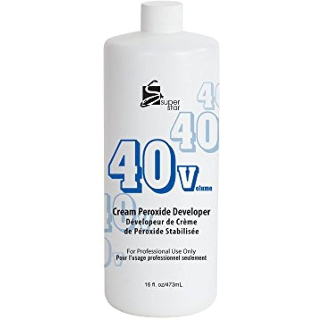 Super Star Cream Peroxide Developer 40 Volume - 16 Oz