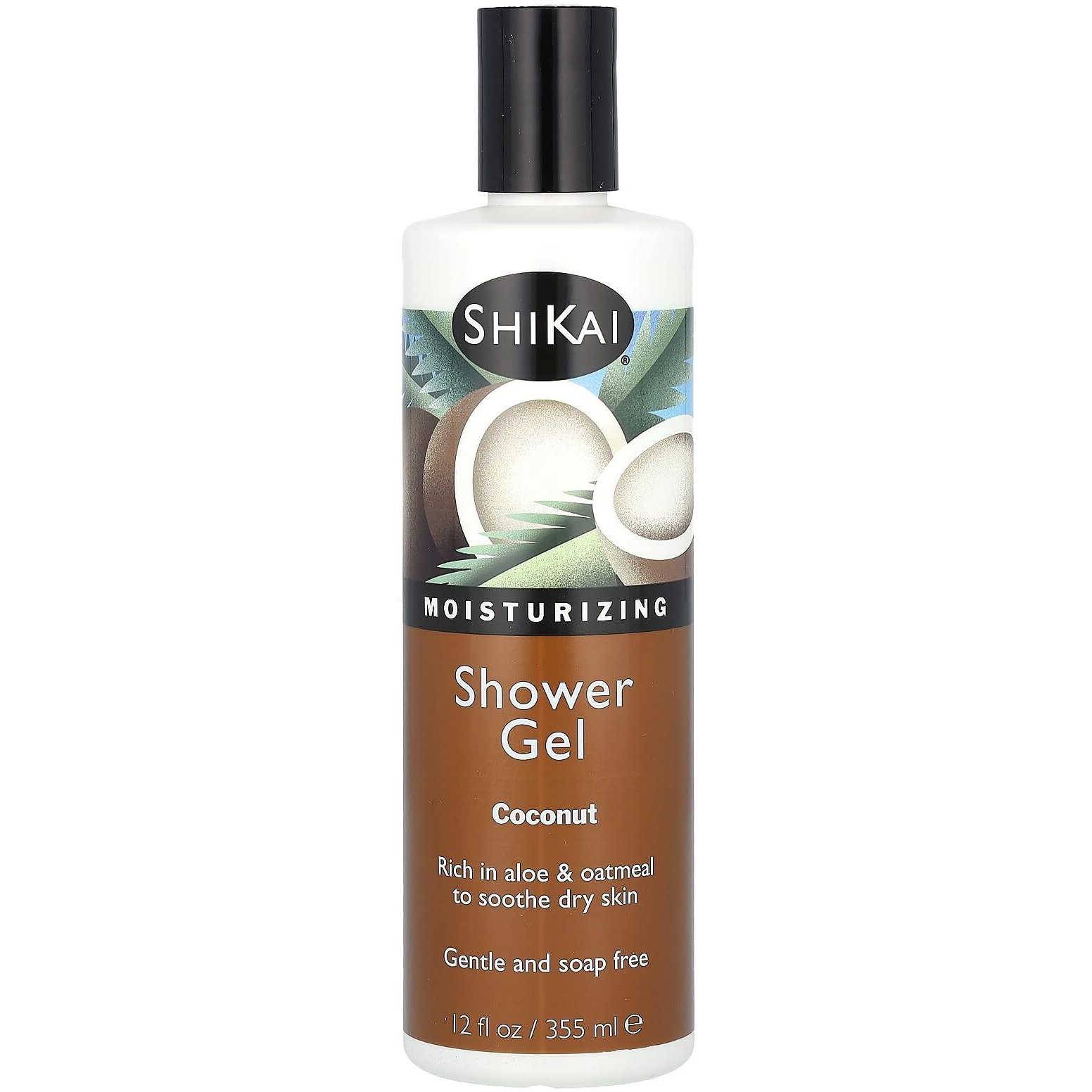 SHIKAI SHOWER GEL COCONUT 12OZ