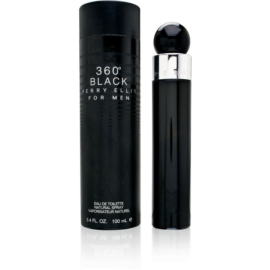 360 Black by Perry Ellis for Men - 3.4 oz EDT Spray