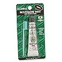 Clubman Pinaud Moustache Wax with Free Brush/Comb Applicator Brown, 0.5 Ounce