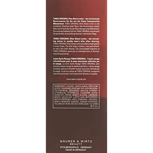 Tabac Original by Maurer and Wirtz for Men - 10.1 oz After Shave Lotion Splash