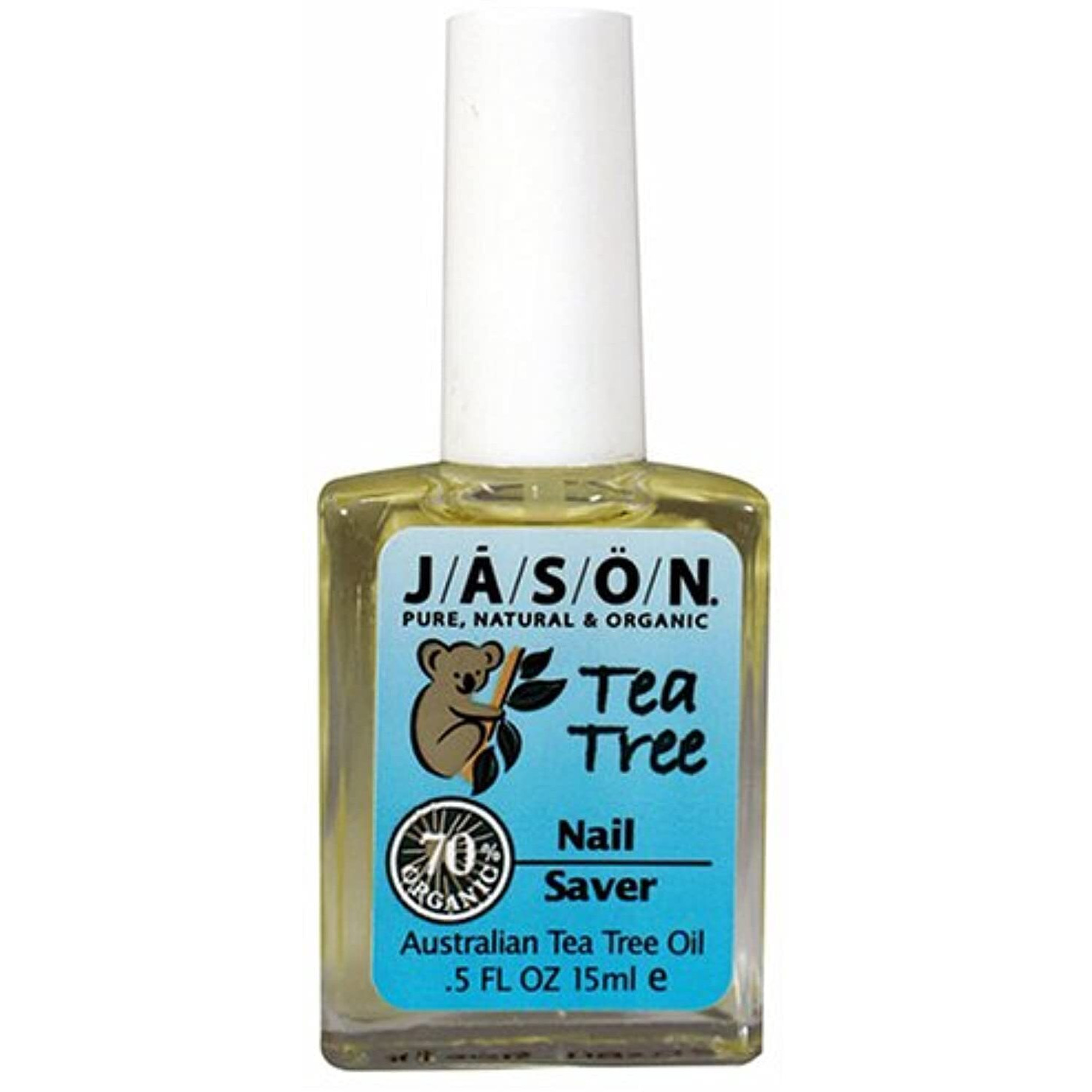 JASON Natural Cosmetics, Purifying Tea Tree, All Natural Nail Saver, 0.5 Oz