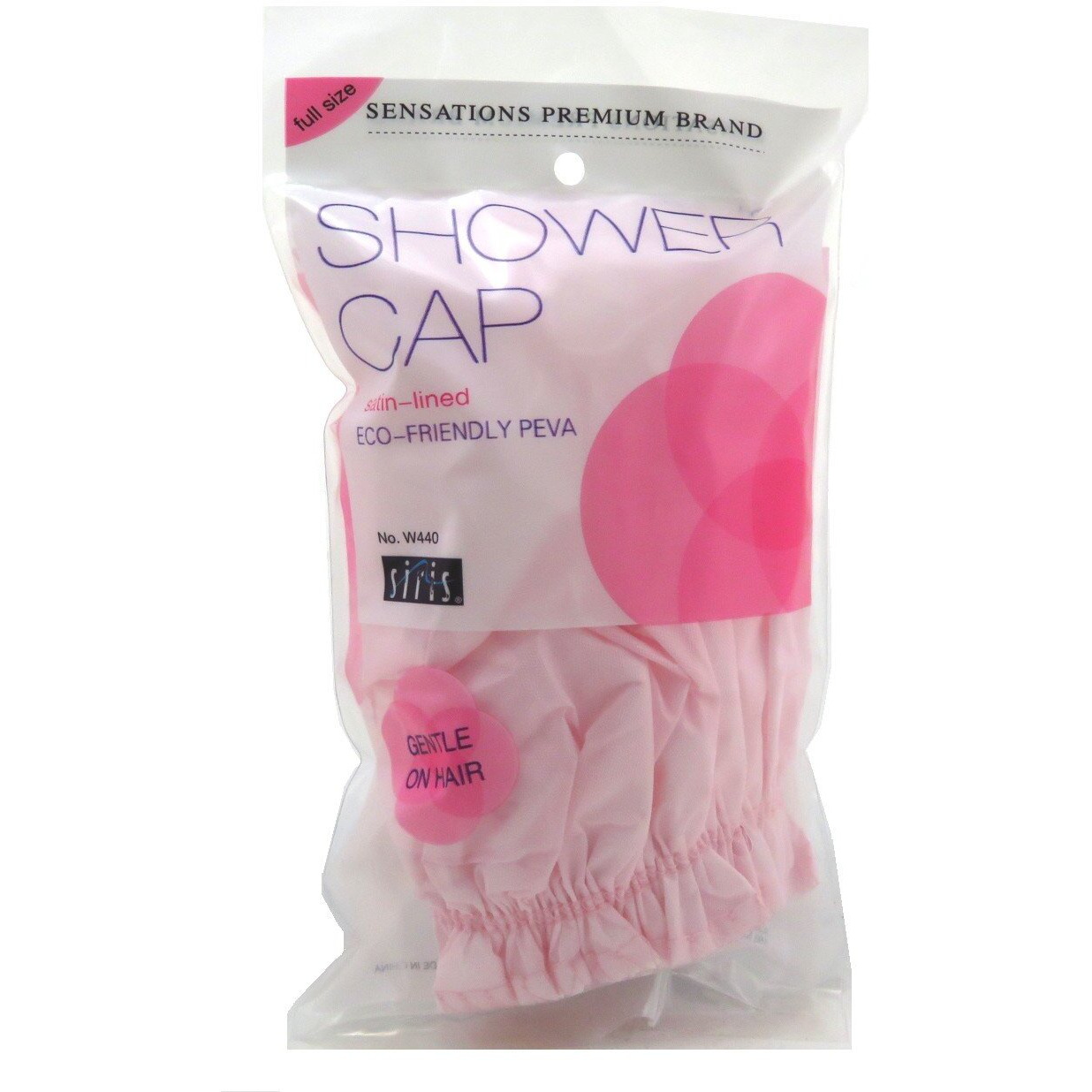 Siris Shower Cap Full Size Satin Lined Vinyl