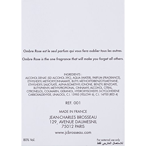 Ombre Rose by Brosseau Eau De Toilette Spray 1 oz(D0102HA7JV7.)