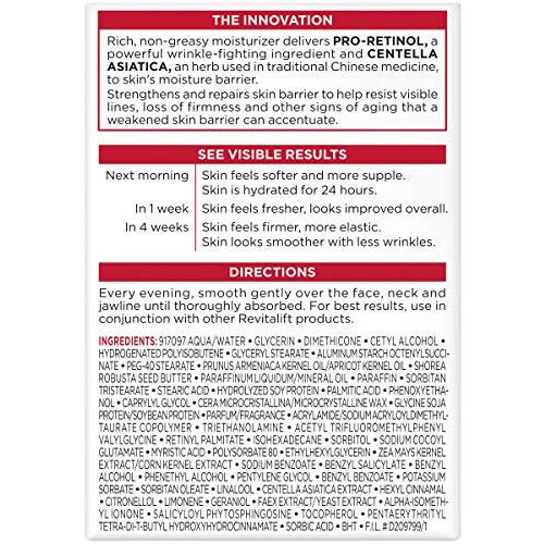 L'Oreal Revitalift Anti-Wrinkle + Firming by L'Oreal, 1.7 oz Night Moisturizer