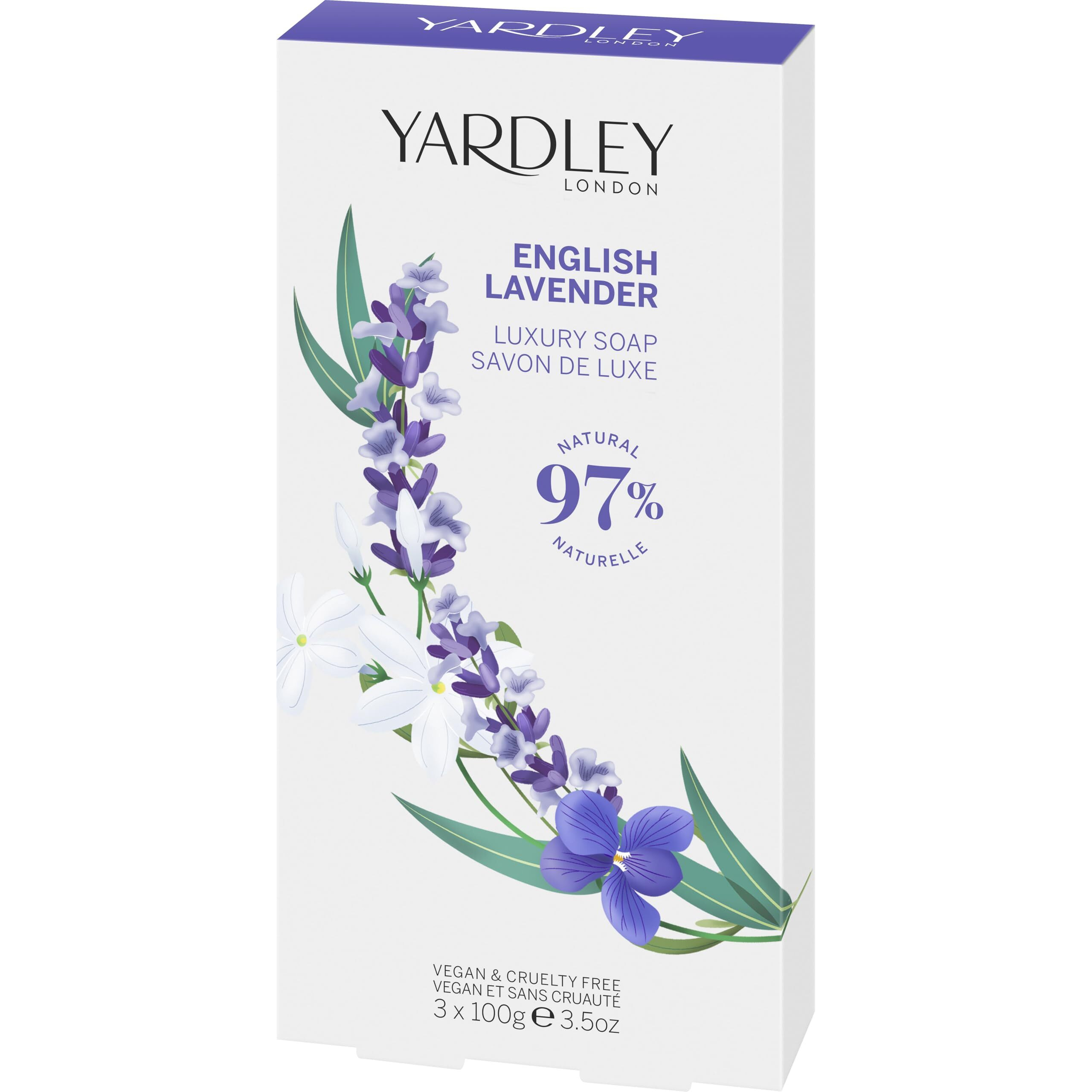 English Lavender by Yardley London 3 x 3.5 oz Soap 3.5 oz(D0102HAX01V.)