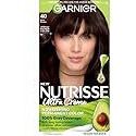 Garnier Hair Color Nutrisse Nourishing Creme, 40 Dark Brown (Dark Chocolate) Permanent Hair Dye, 1 Count (Packaging May Vary)