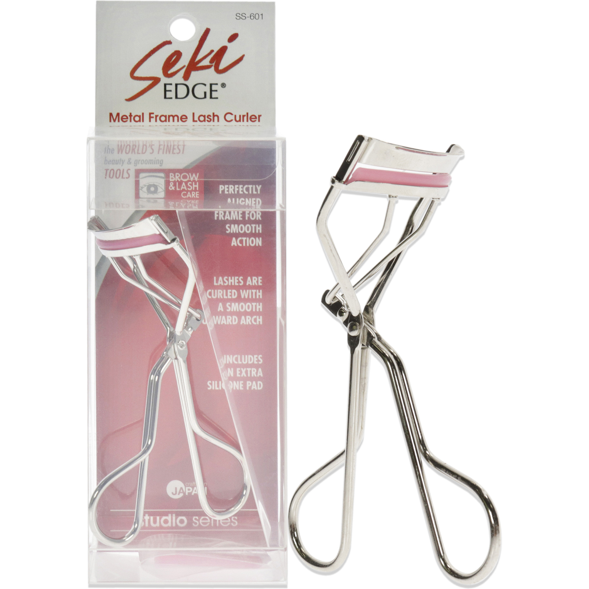 Seki Edge Metal Frame Lash Curler - SS-601 by Jatai for Unisex - 1 Pc Eyelash Curler