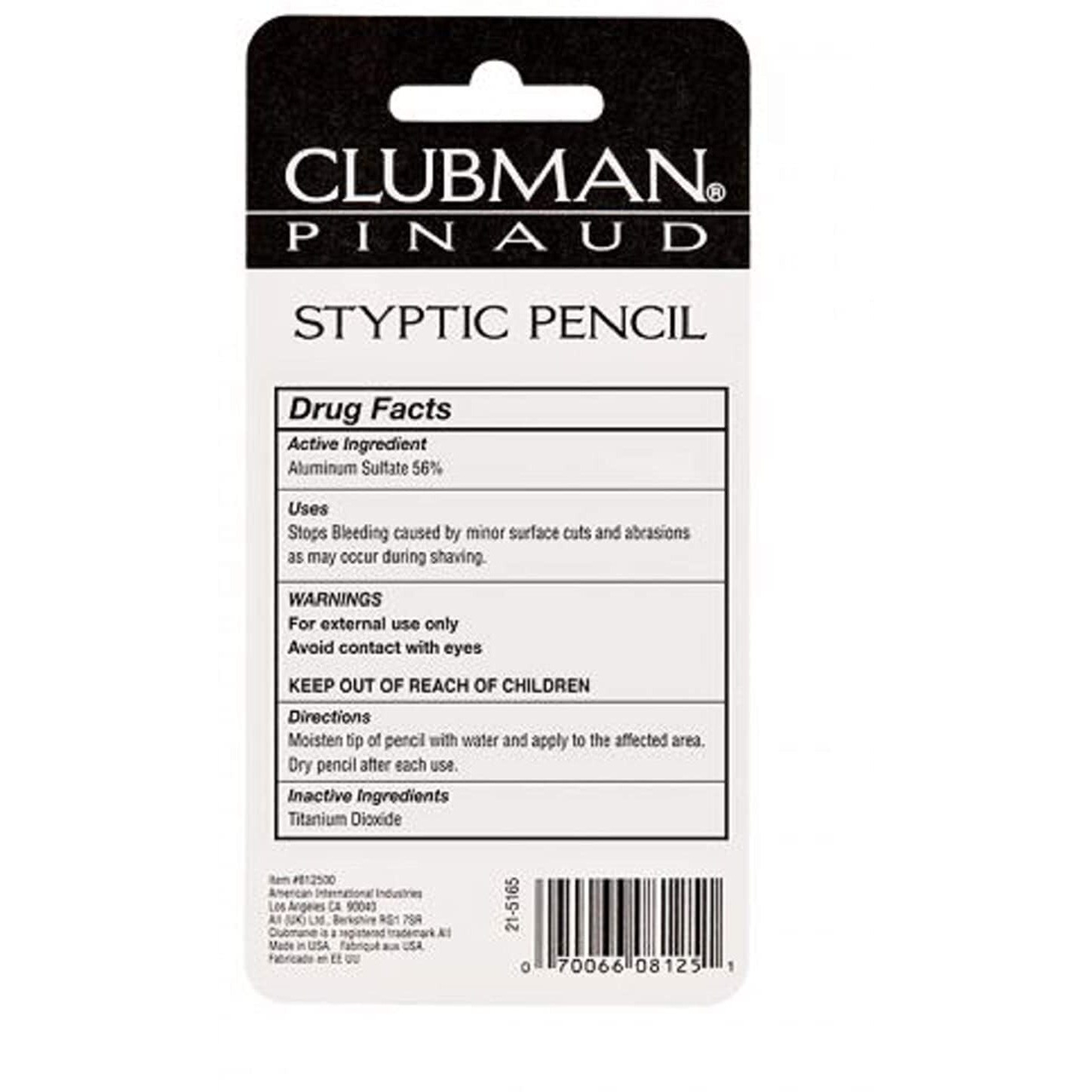 Clubman Styptic Pencil Jumbo (3 Pack)