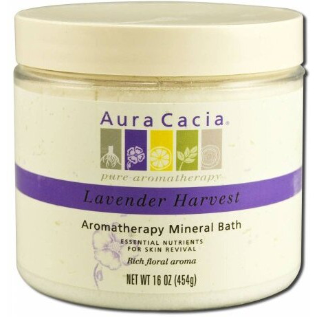 Aura cacia - Aromatherapy Mineral Bath Lavender Harvest - 16 Oz(D0102H5KXYT)