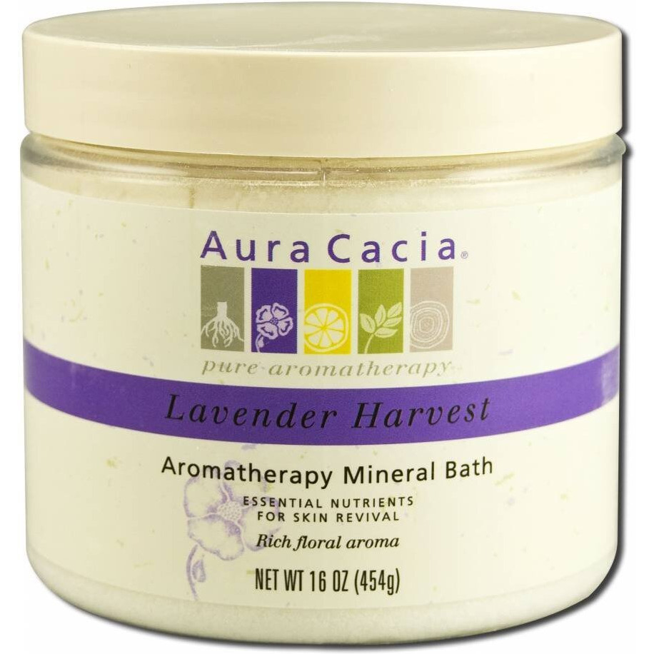 Aura cacia - Aromatherapy Mineral Bath Lavender Harvest - 16 Oz(D0102H5KXYT)