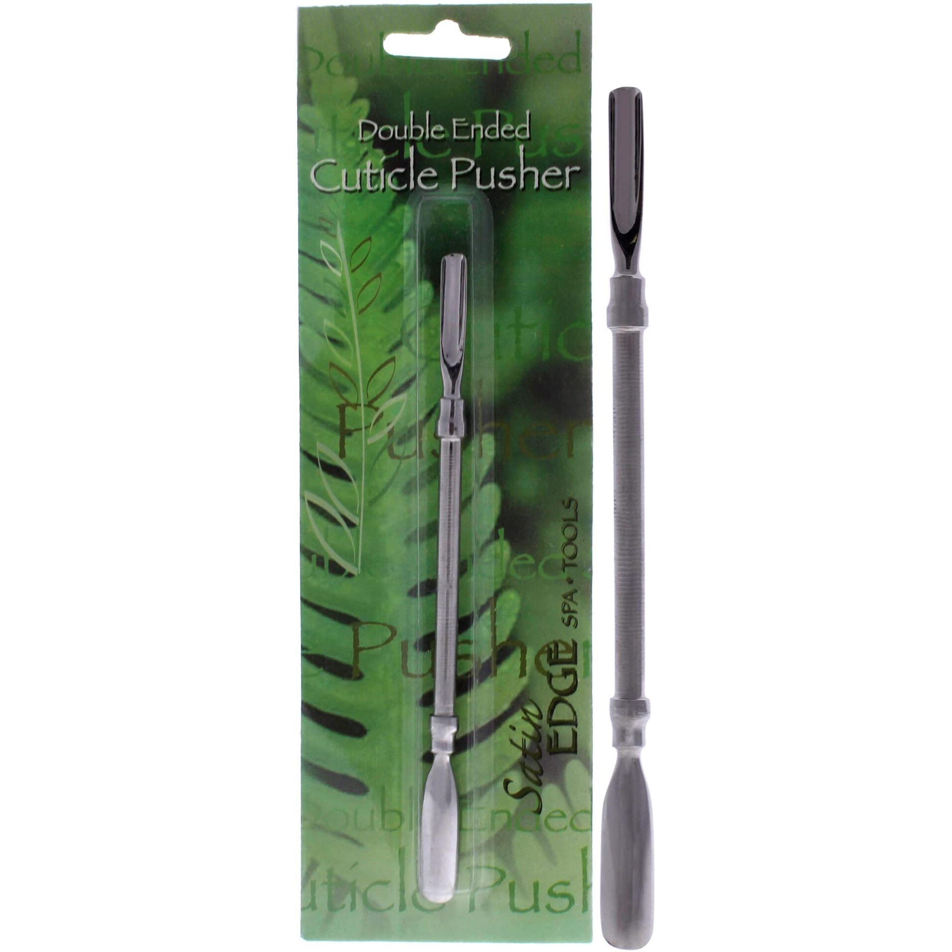 Double-Ended Cuticle Pusher by Satin Edge for Unisex - 1 Pc Cuticle Pusher