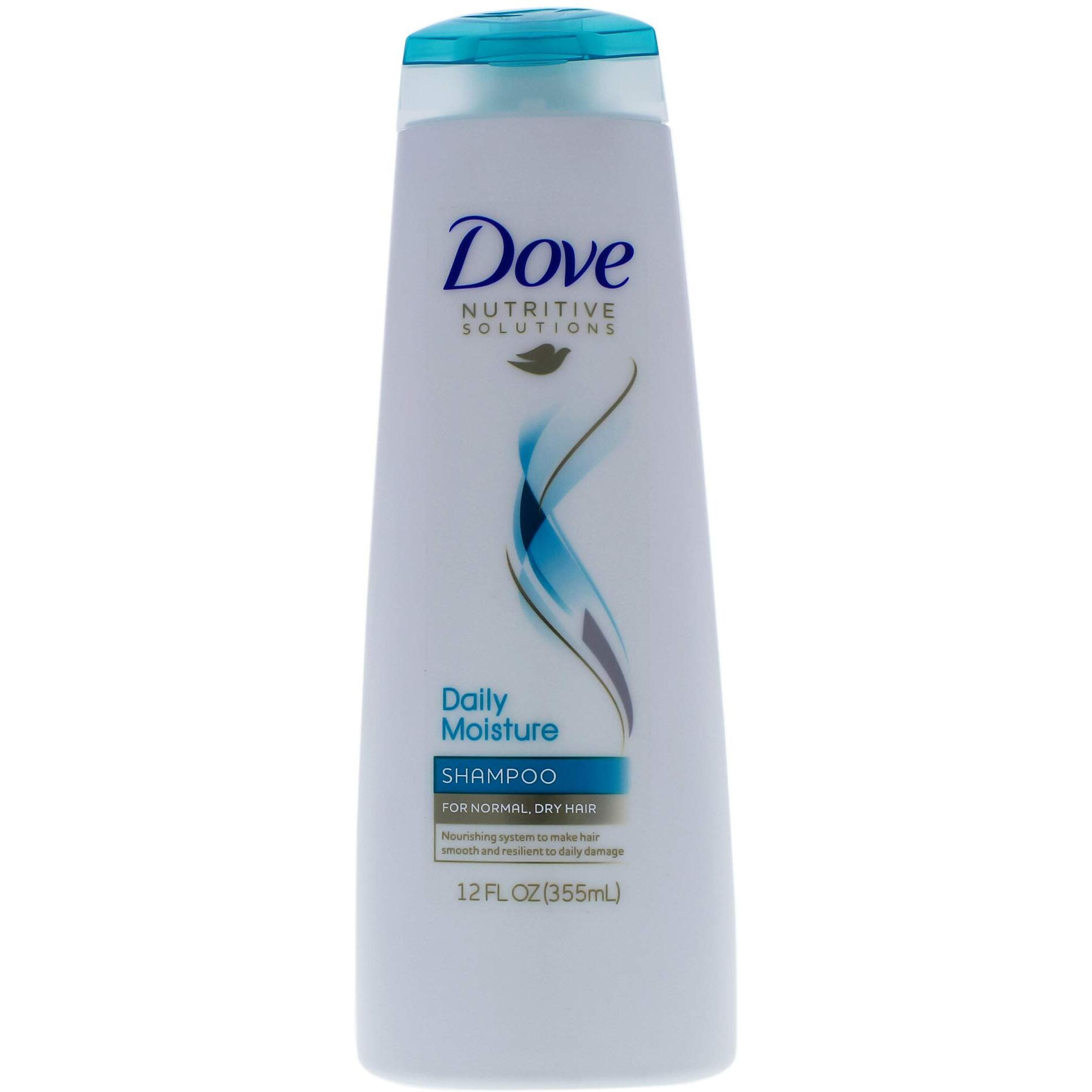 Dove Nutritive Solutions Moisturizing Shampoo for Normal to Dry Hair Daily Moisture Formulated with Pro-Moisture Complex for Manageable and Silky Hair 12 oz