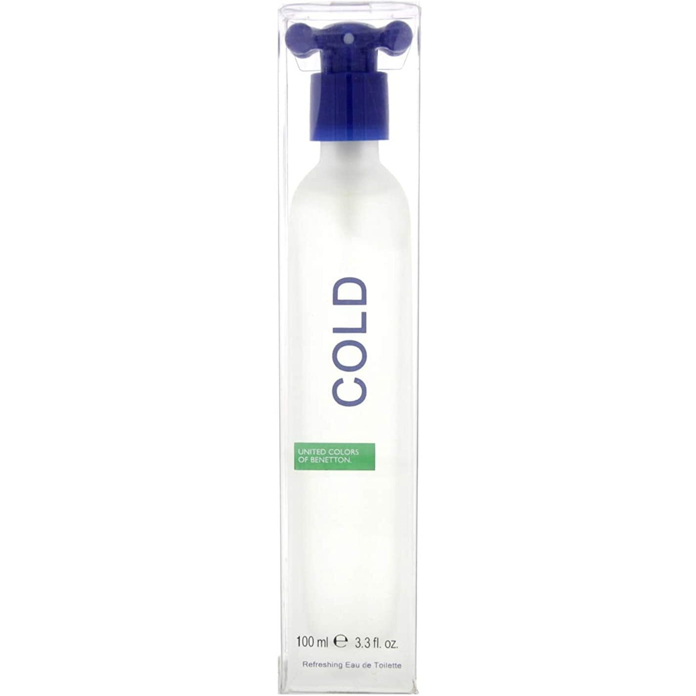 Cold by United Colors of Benetton for Men - 3.3 oz EDT Spray