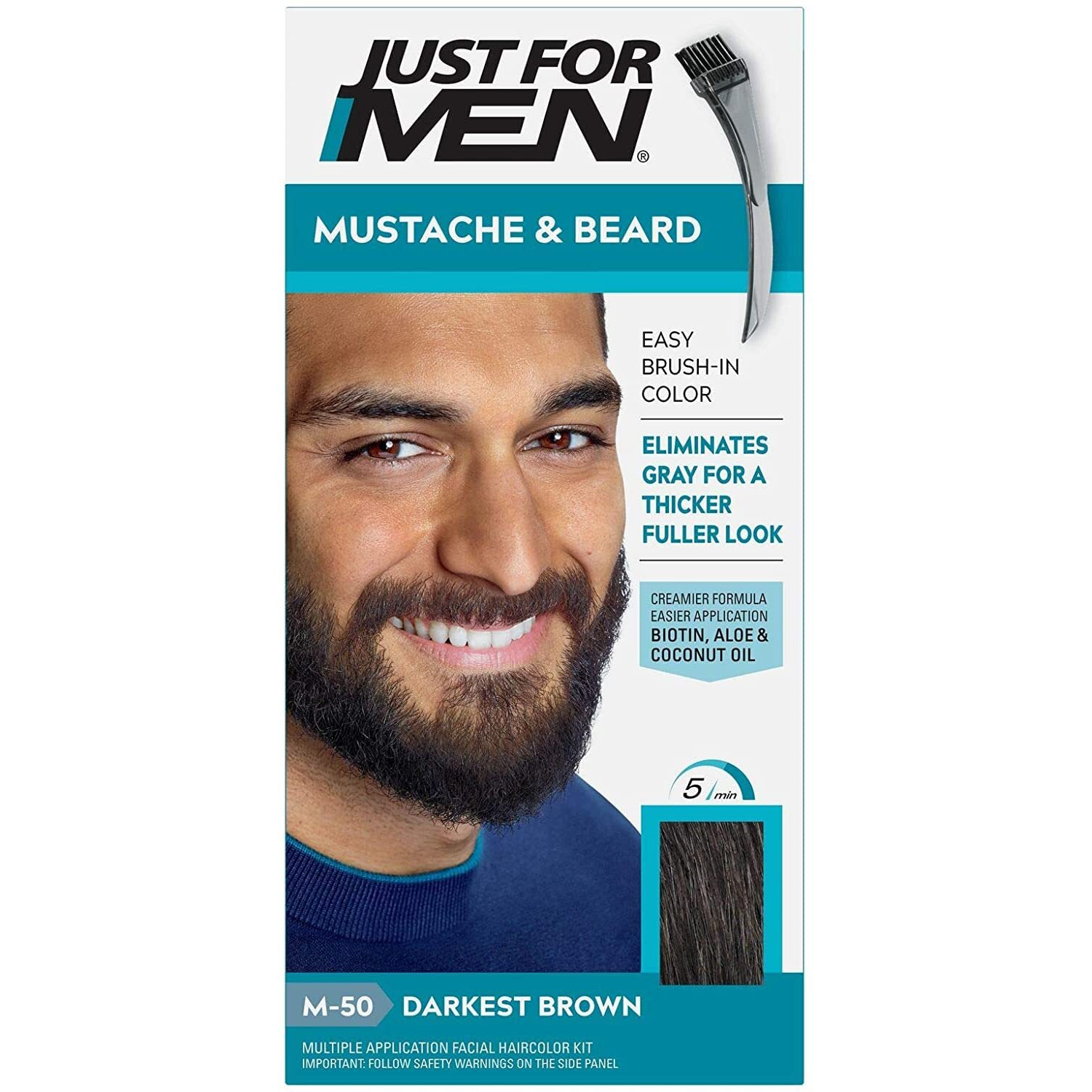 Just For Men Color Gel for Moustache Beards and Sideburns