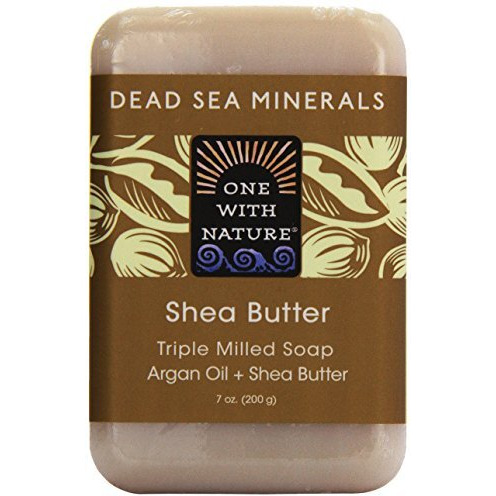One With Nature, Dead Sea Mineral Bar Soap, Shea Butter, 7 oz