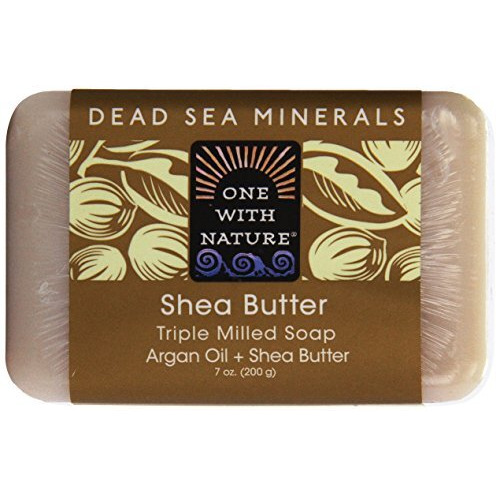 One With Nature, Dead Sea Mineral Bar Soap, Shea Butter, 7 oz